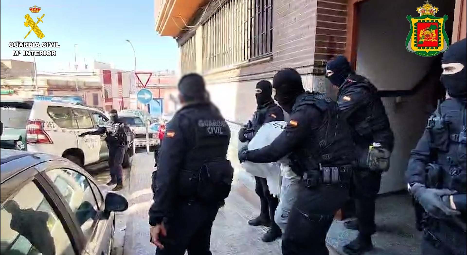 Imagen de los detenidos.