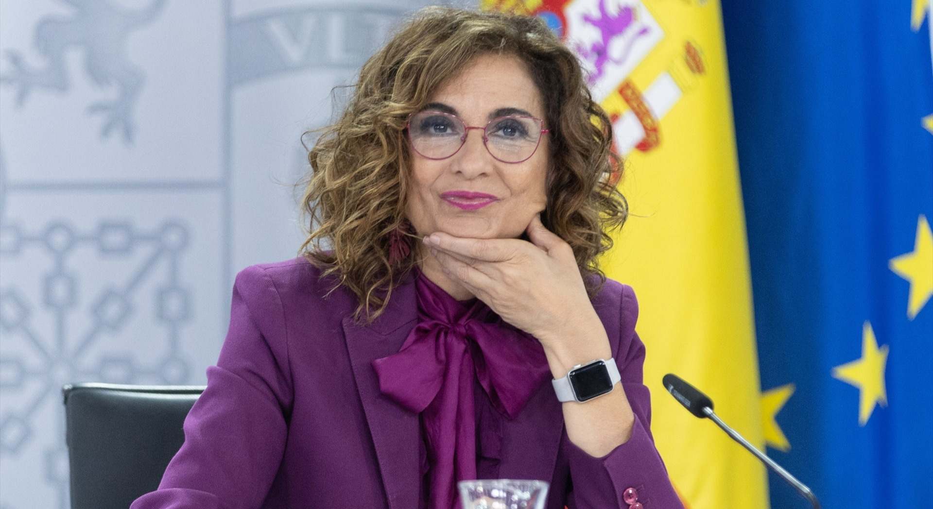 La vicepresidenta primera y ministra de Hacienda, María Jesús Montero | EP
