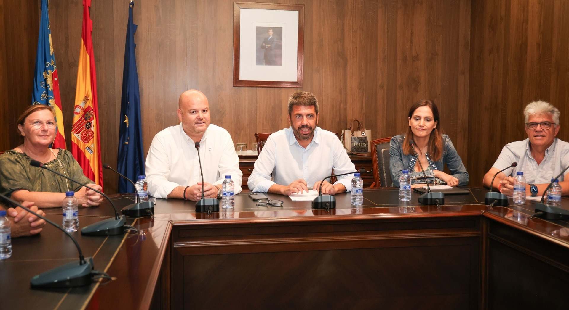 El 'president' de la Generalitat, Carlos Mazón, visita Teulada-Moraira (Alicante)