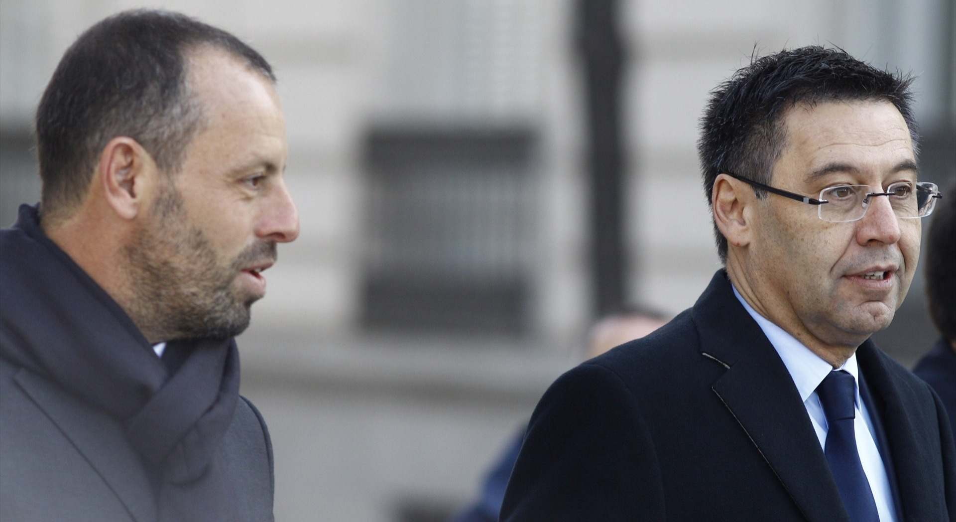 Josep Maria Bartomeu y Sandro Rosell llegan a la Audiencia Nacional