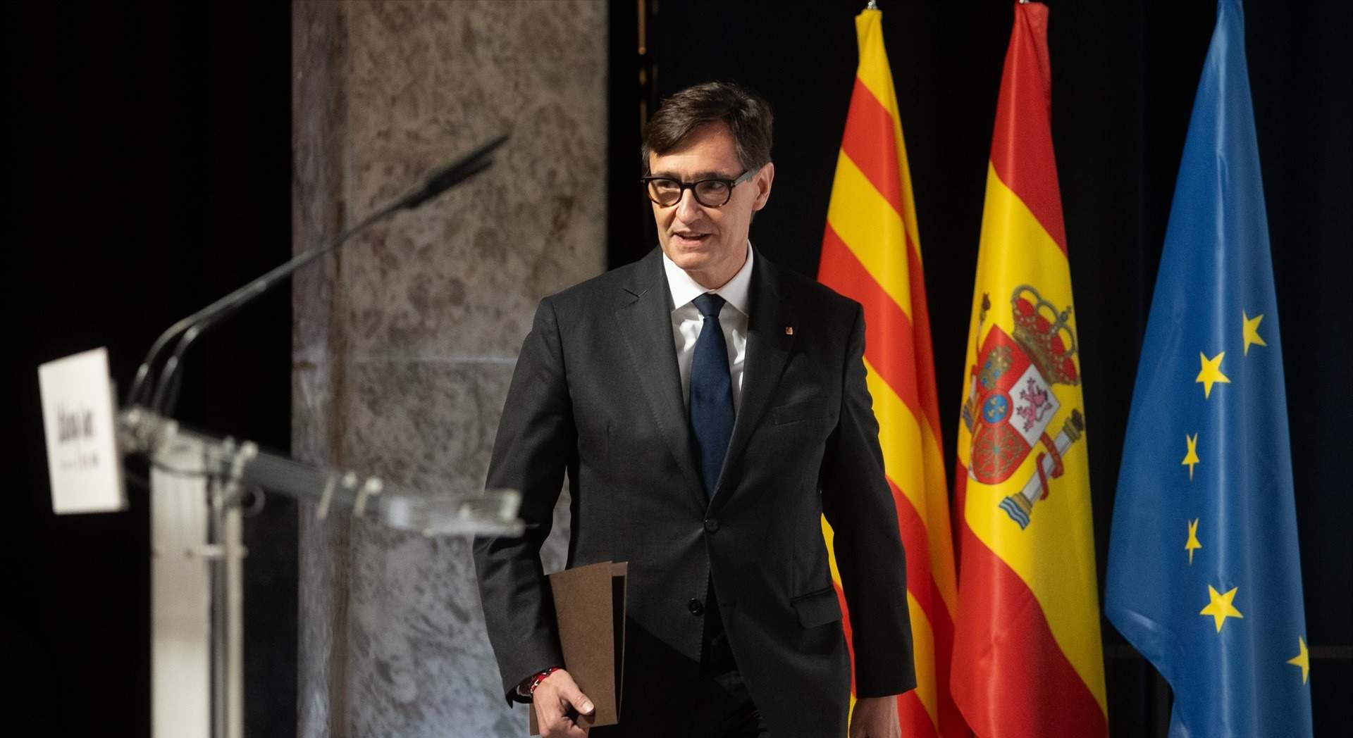 El presidente de la Generalitat de Cataluña, Salvador Illa.