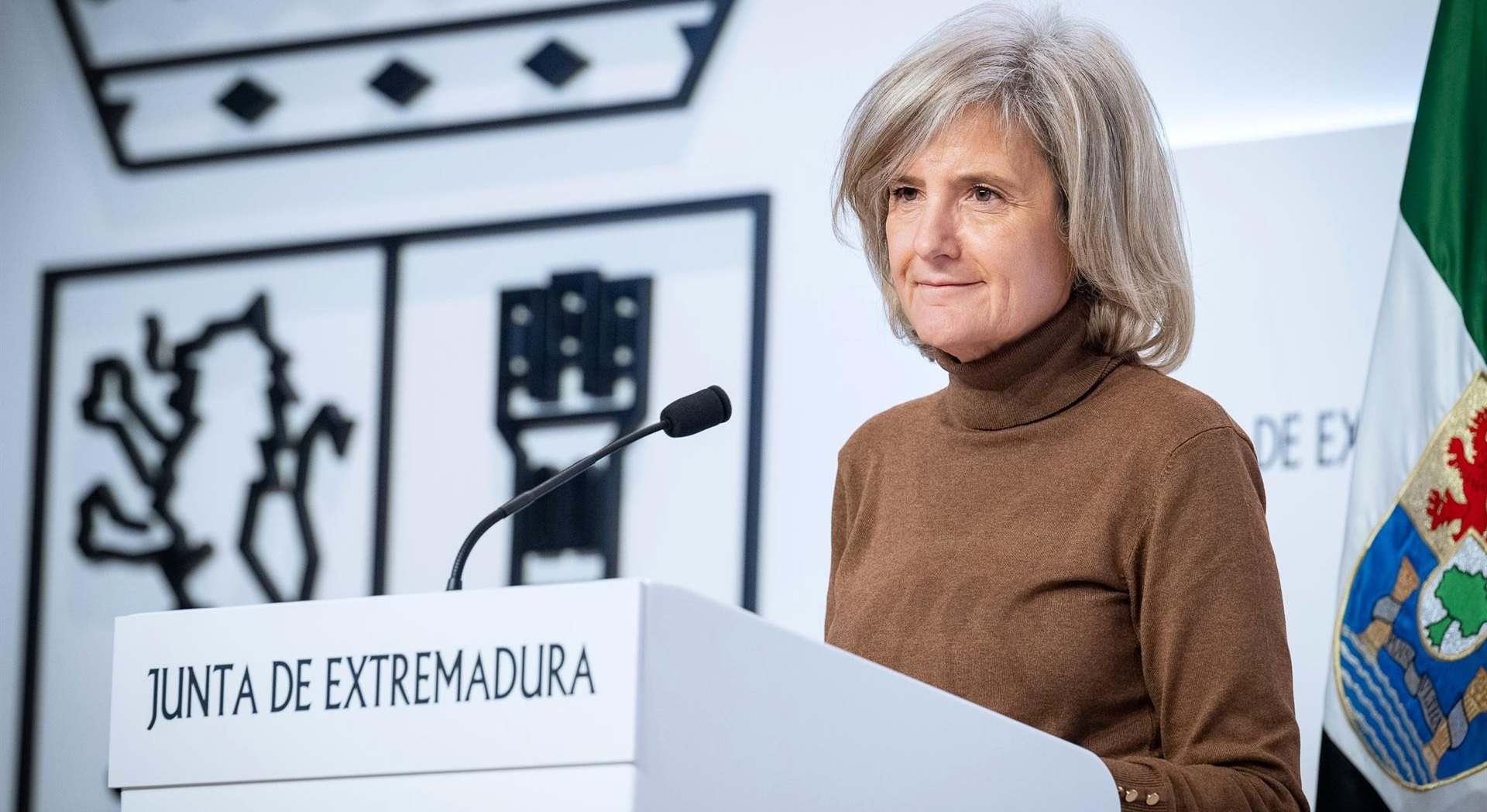 La portavoz de la Junta de Extremadura, Victoria Bazaga