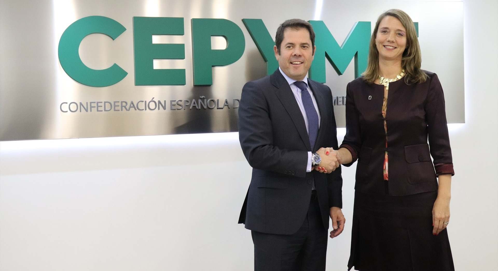 Gerardo Cuerva junto a Ángela de Miguel. Europa Press