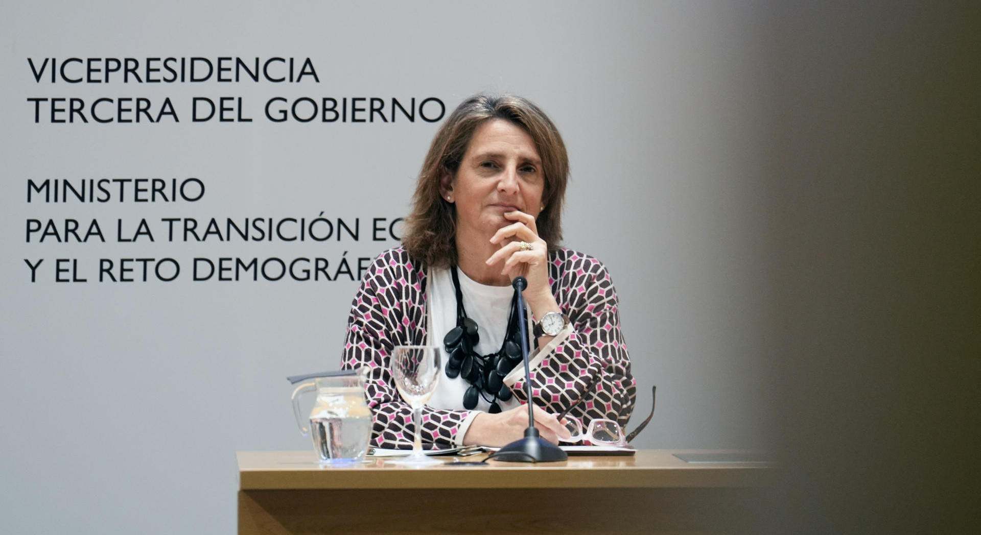 La vicepresidenta tercera y ministra para la Transición Ecológica de España, Teresa Ribera | EFE