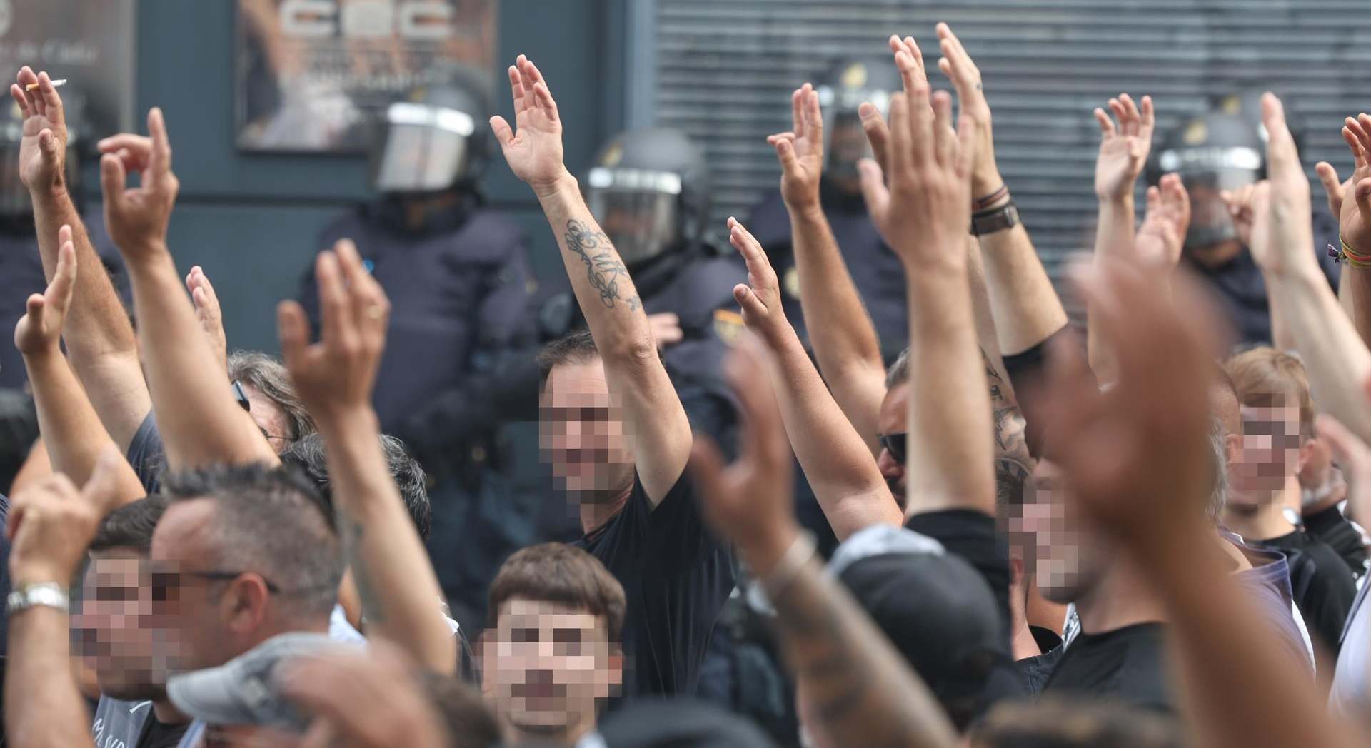 Concentración de los trabajadores del Metal. EP