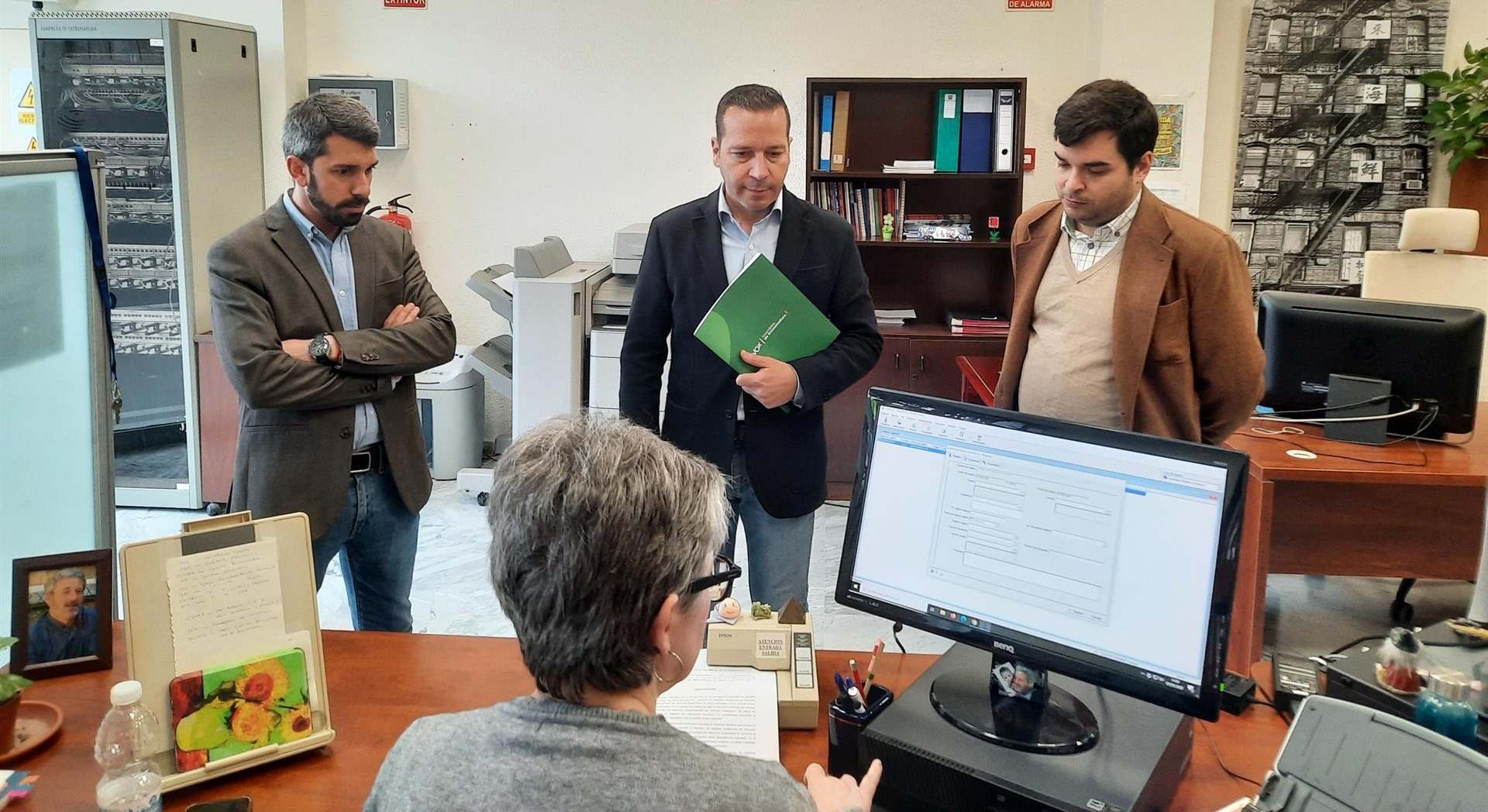 El portavoz de Vox en la Asamblea, Óscar Fernández Calle, registra una iniciativa parlamentaria - EUROPA PRESS