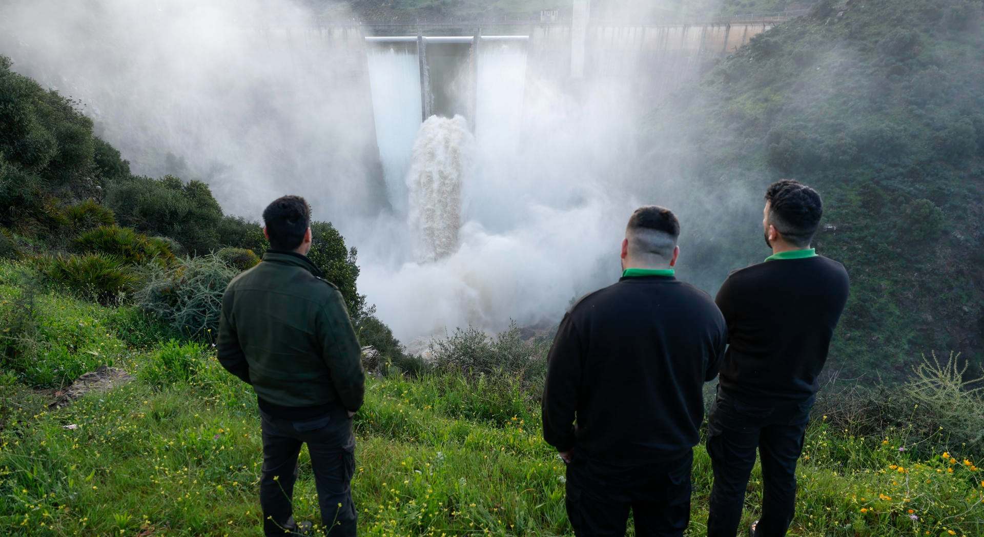 Presa de Casasola, en Almogía, Málaga. Foto: EFE / Jorge Zapata.