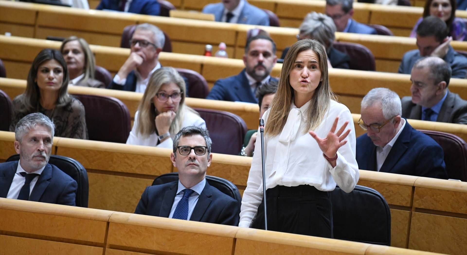 La vicepresidenta tercera y ministra para la Transición Ecológica y el Reto Demográfico, Sara Aagesen. Europa Press