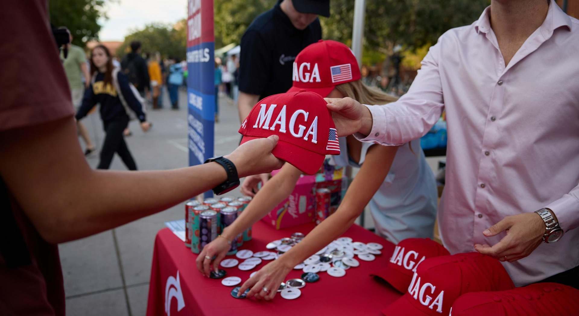 Artículos de merchandising en apoyo a Donald Trump