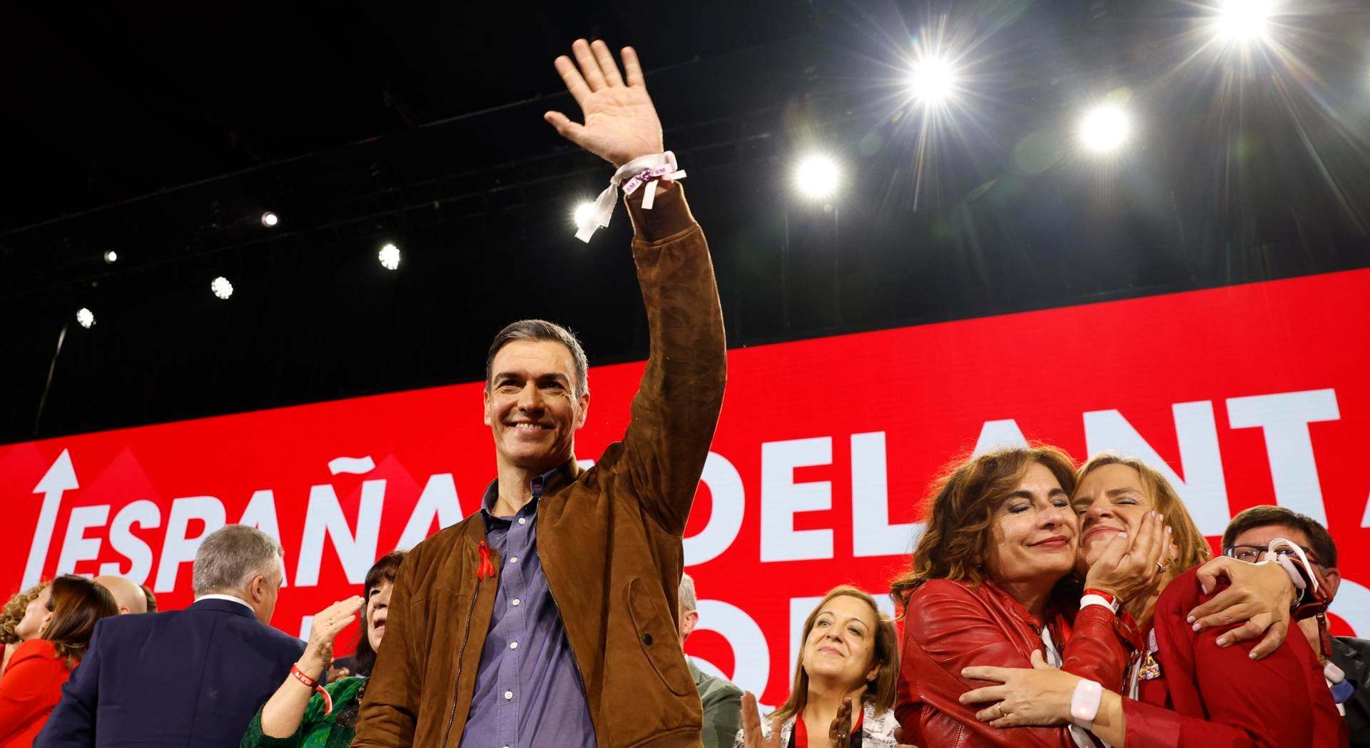 Congreso Federal del PSOE. Foto: EFE/EPA/JULIO MUÑOZ.