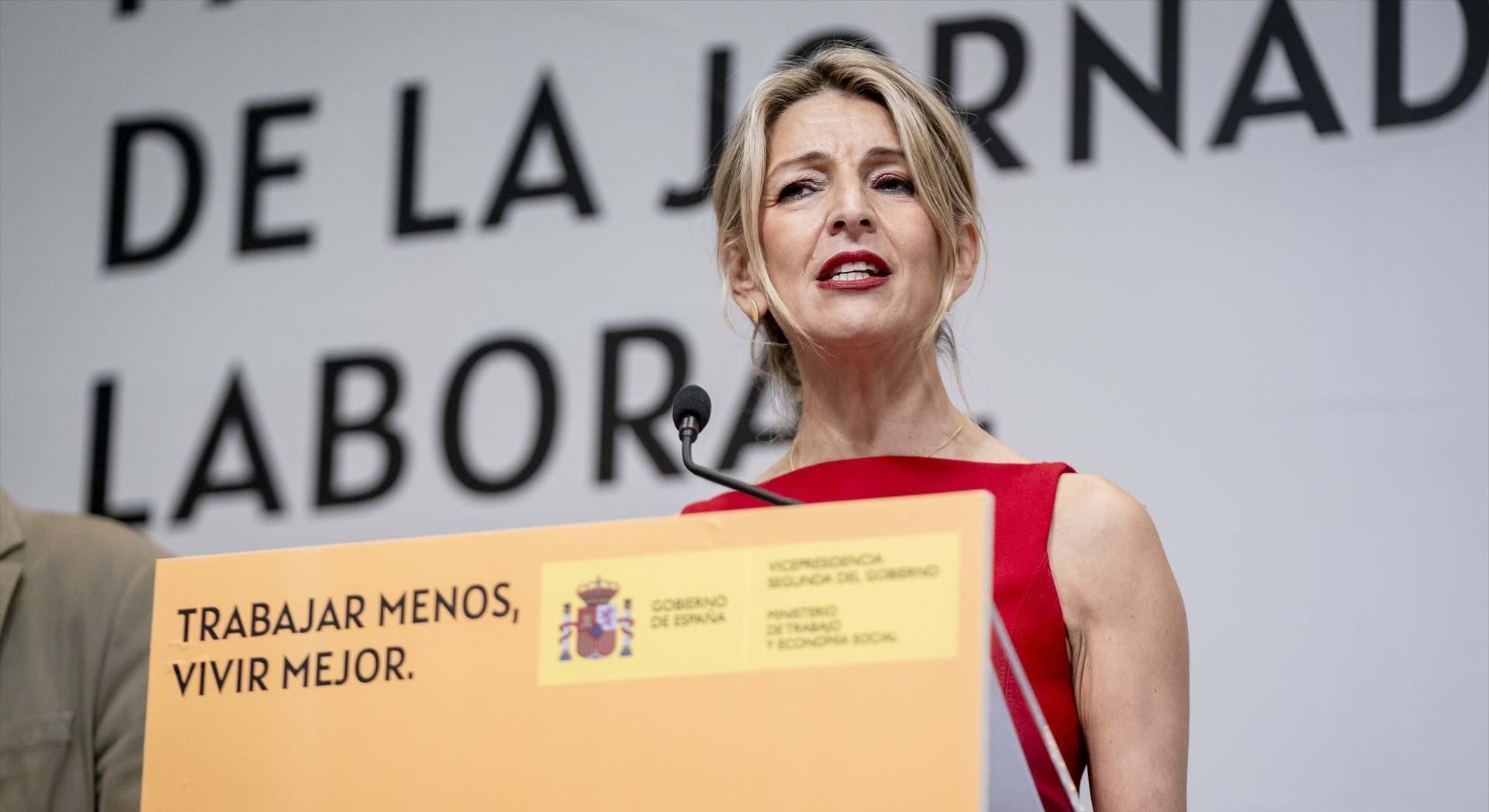 La ministra de Trabajo, Yolanda Díaz.