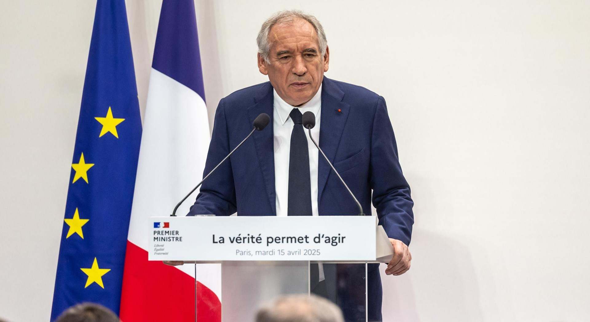 El primer ministro de Francia, François Bayrou
