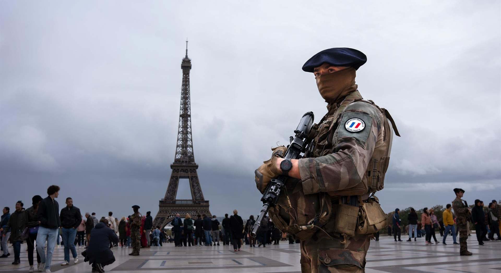 Militar francés en París. / Foto: EP