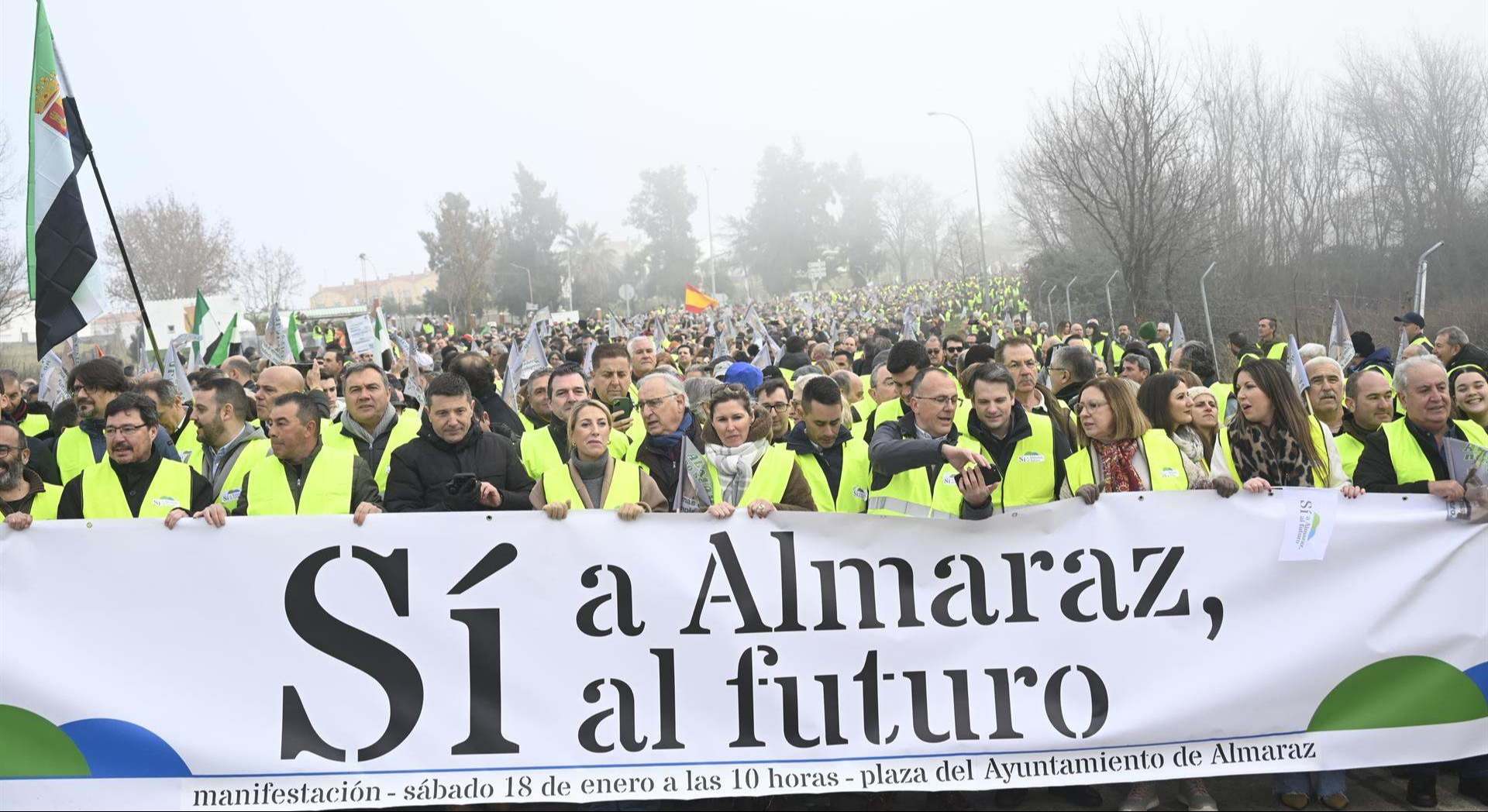 Manifestación Almaraz