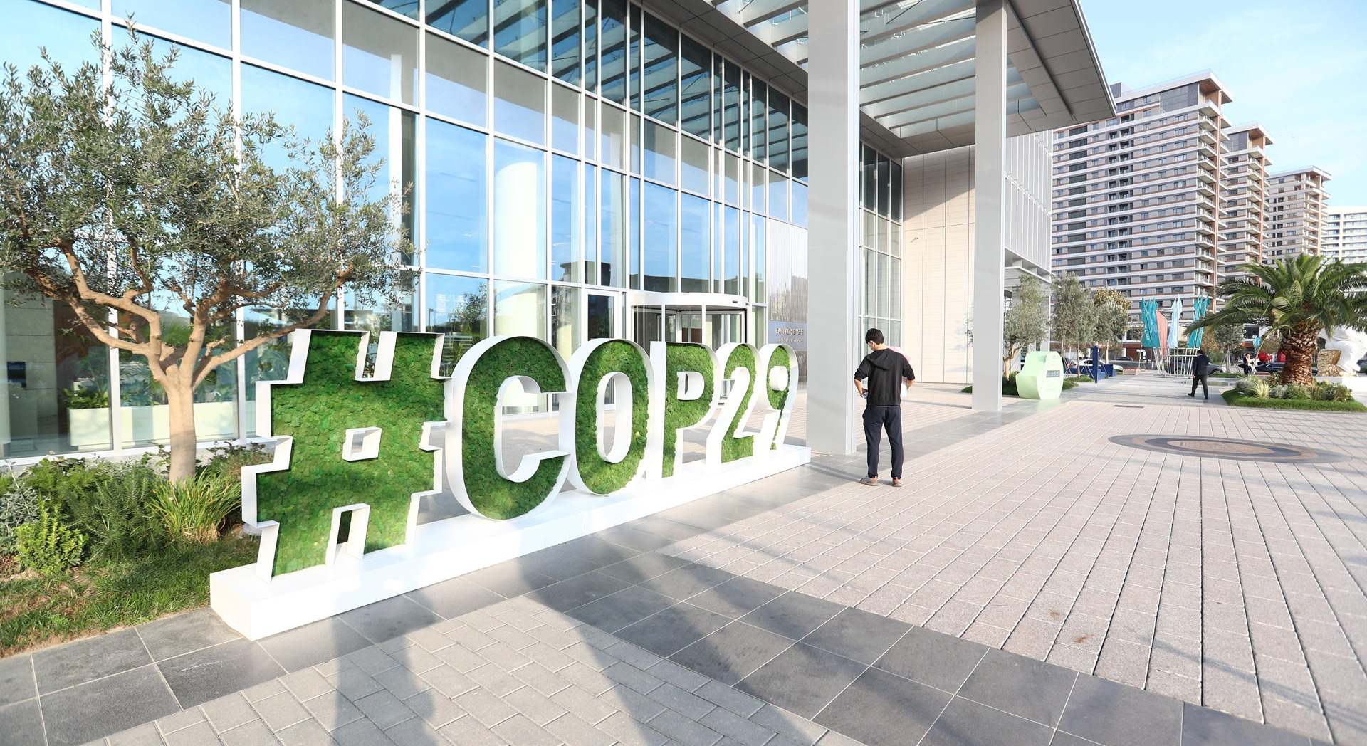 Sede de la COP29 en Bakú, Azerbaiyán