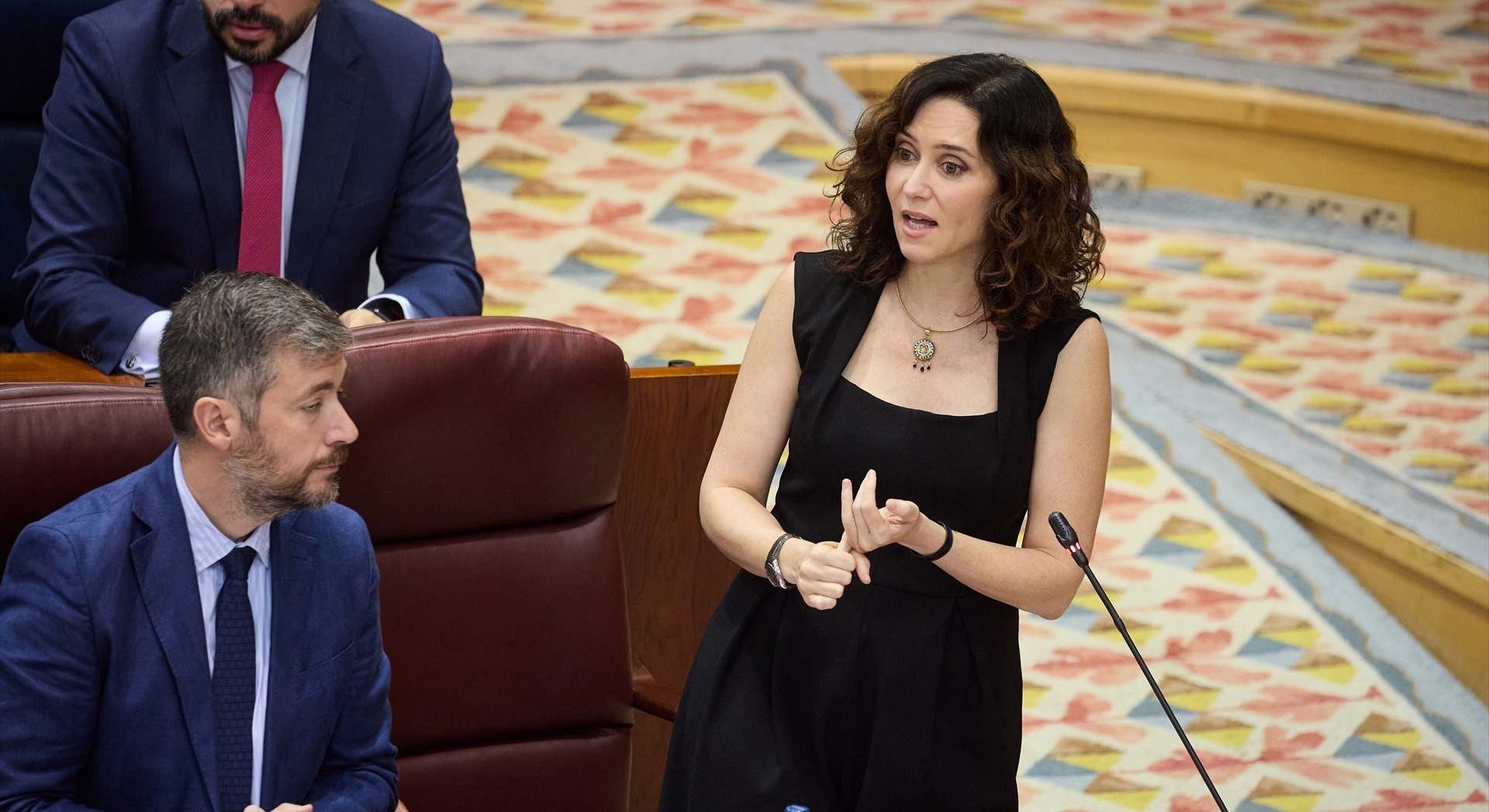 isabel Díaz Ayuso en la Asamblea de Madrid