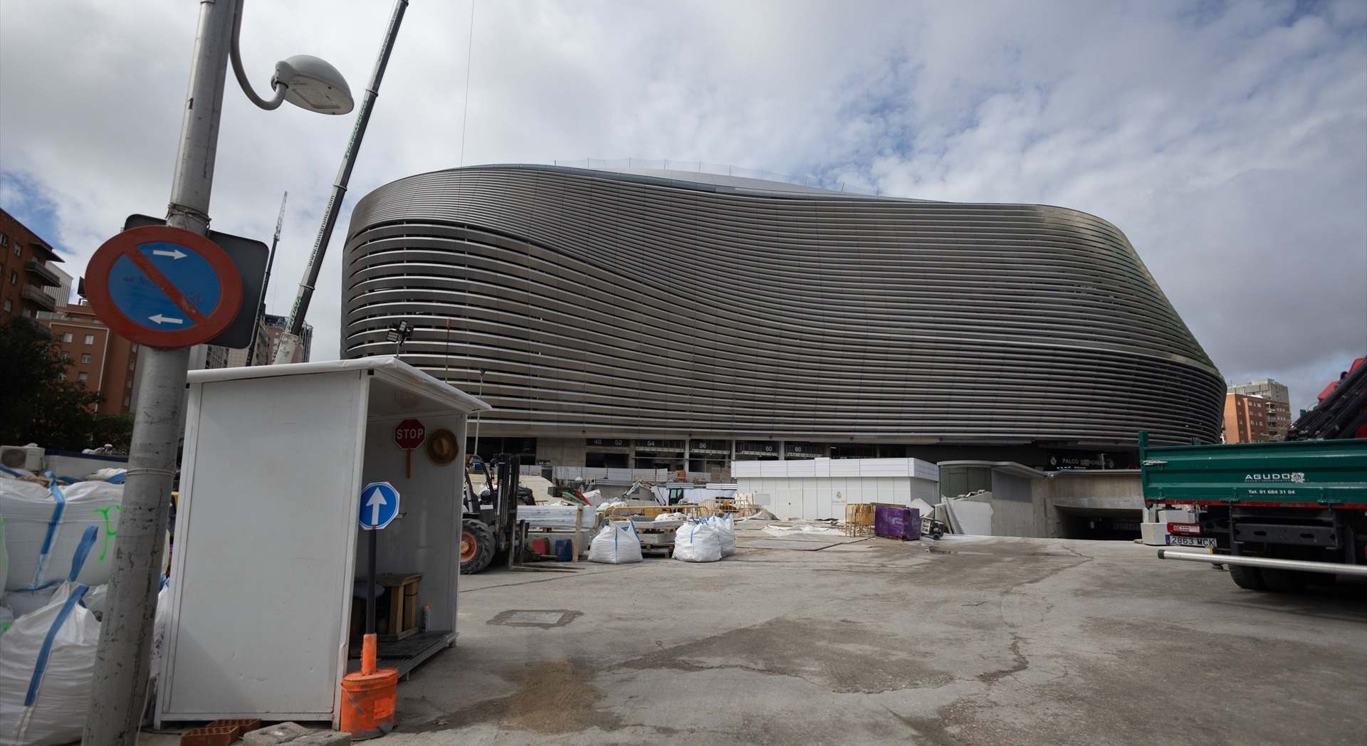 Obras en el estadio Santiago Bernabéu