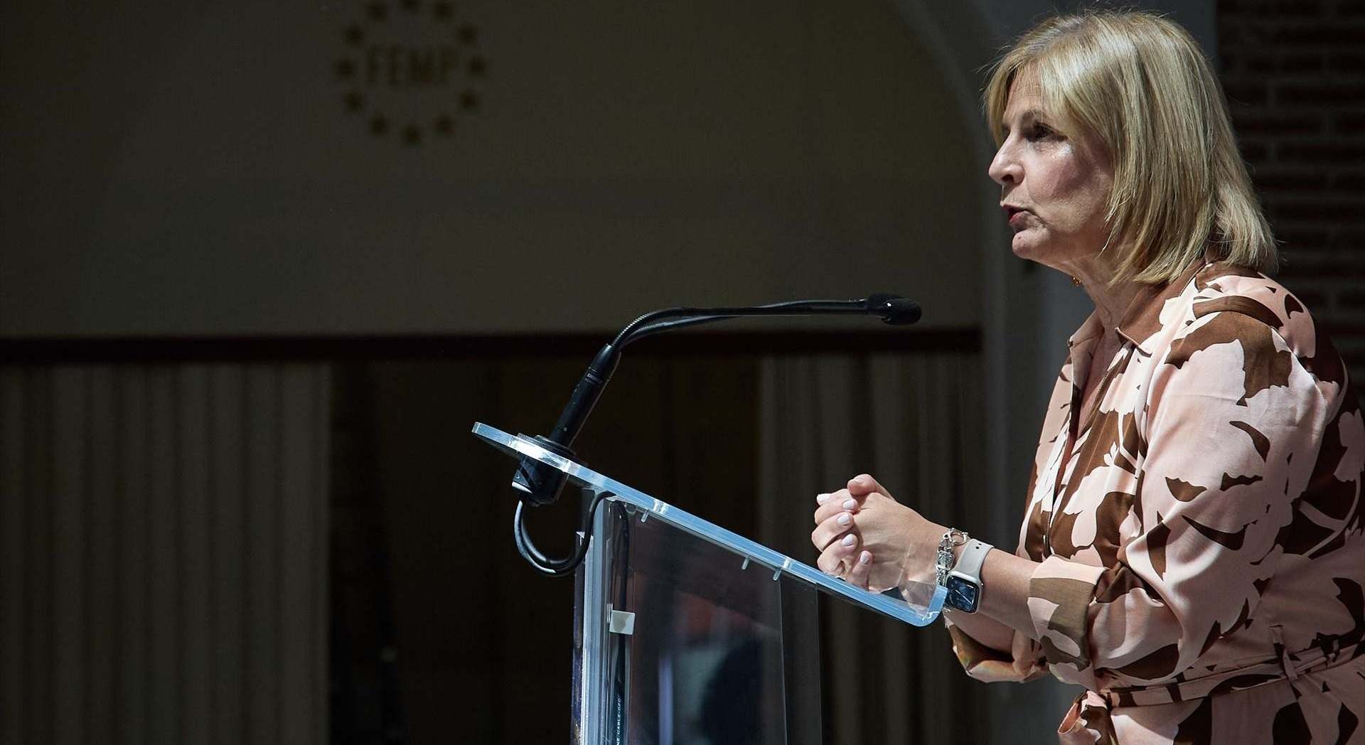 La presidenta de la FEMP, María José García-Pelayo