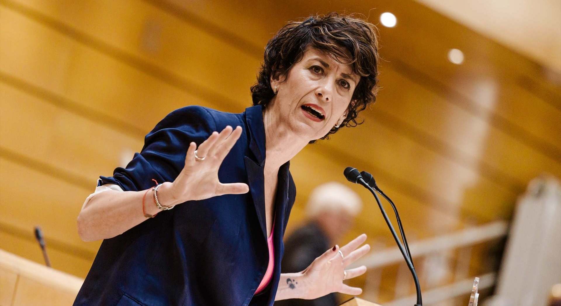 La ministra de Seguridad Social, Elma Saiz. Europa Press.