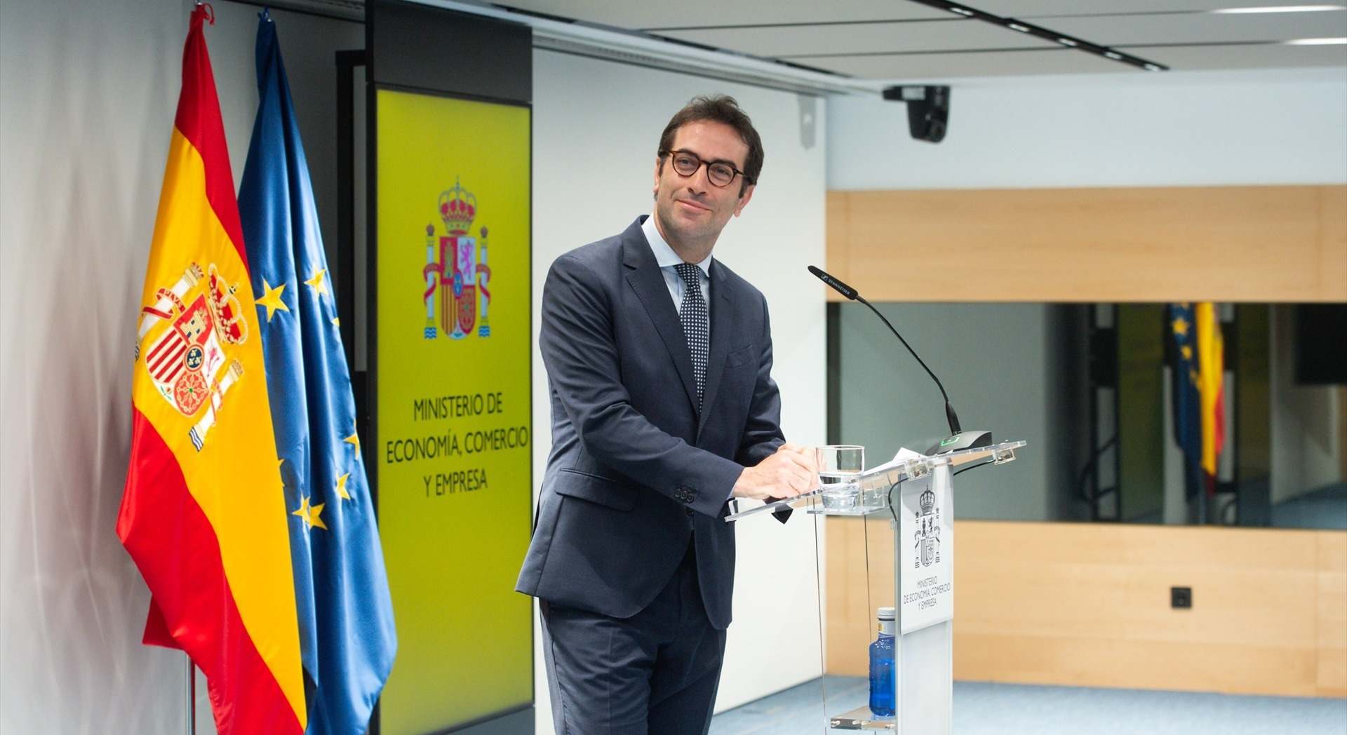 El ministro de Economía, Comercio y Empresa, Carlos Cuerpo.