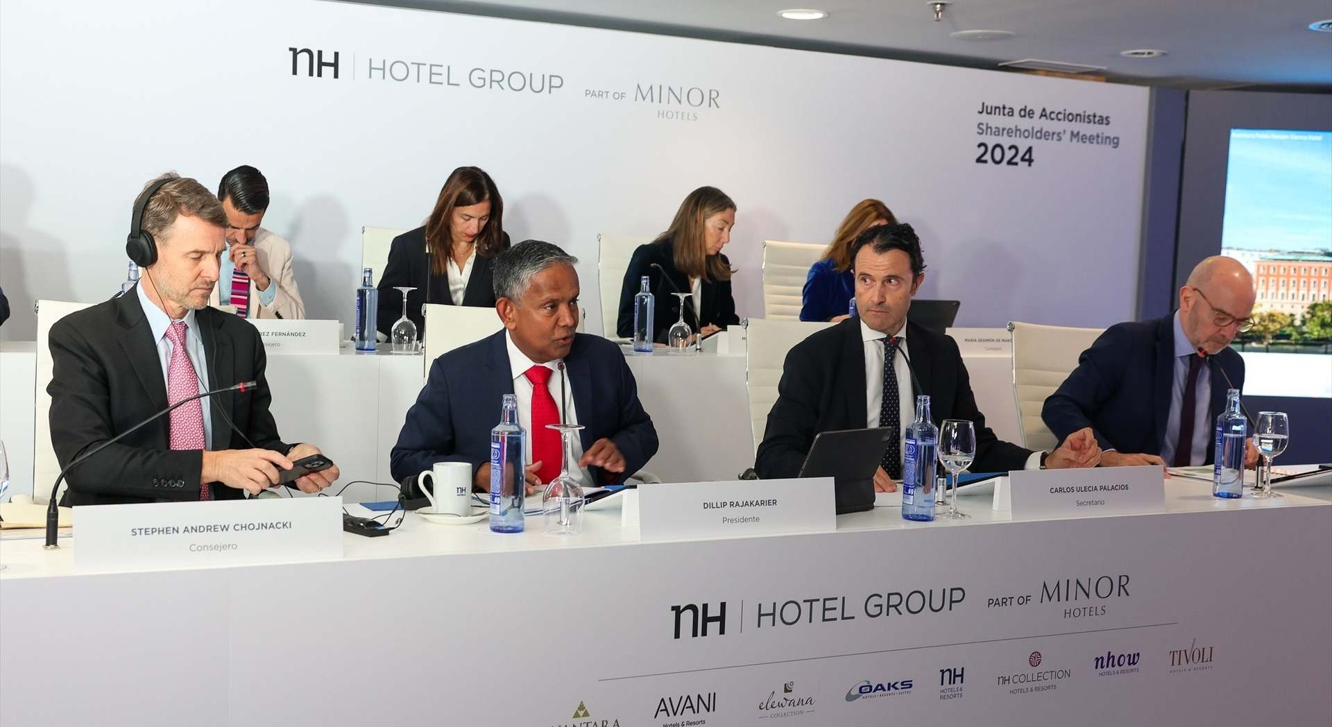 Representantes del consejo de Minor Hotels EMEA