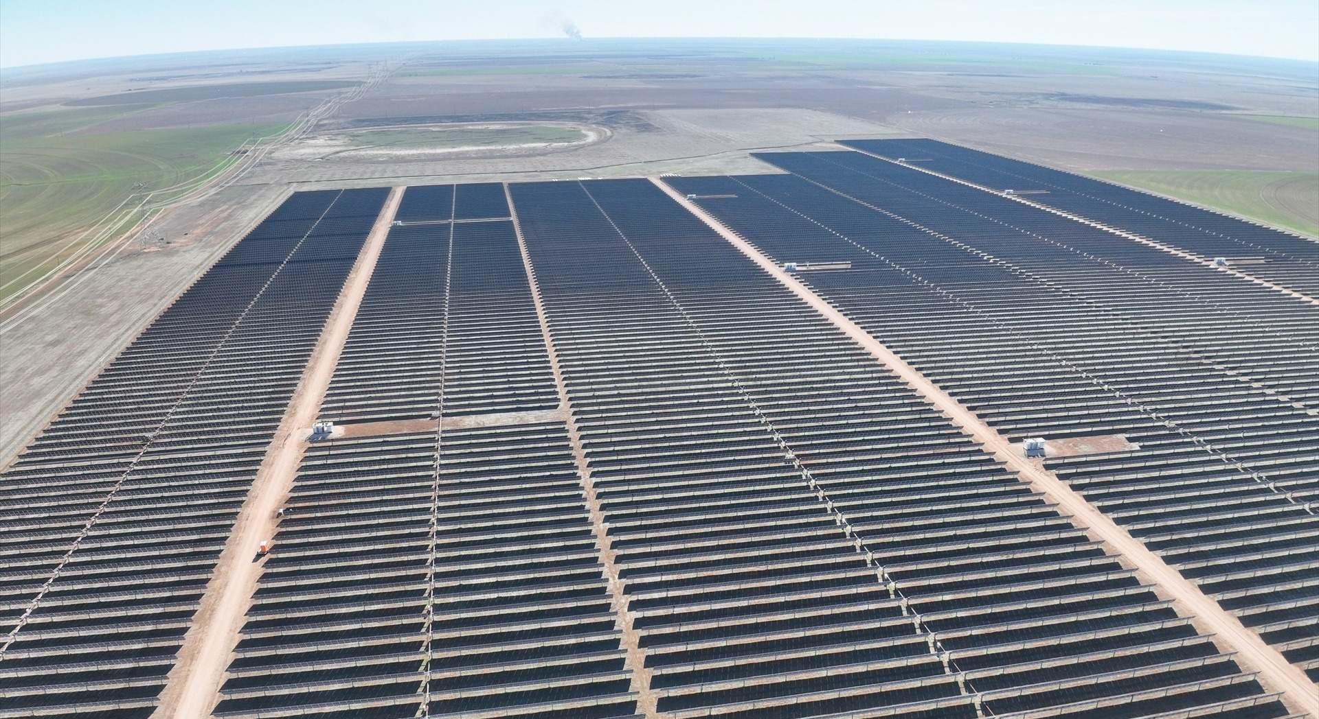 La planta solar de Repsol Frye, en Texas (EEUU). Europa Press
