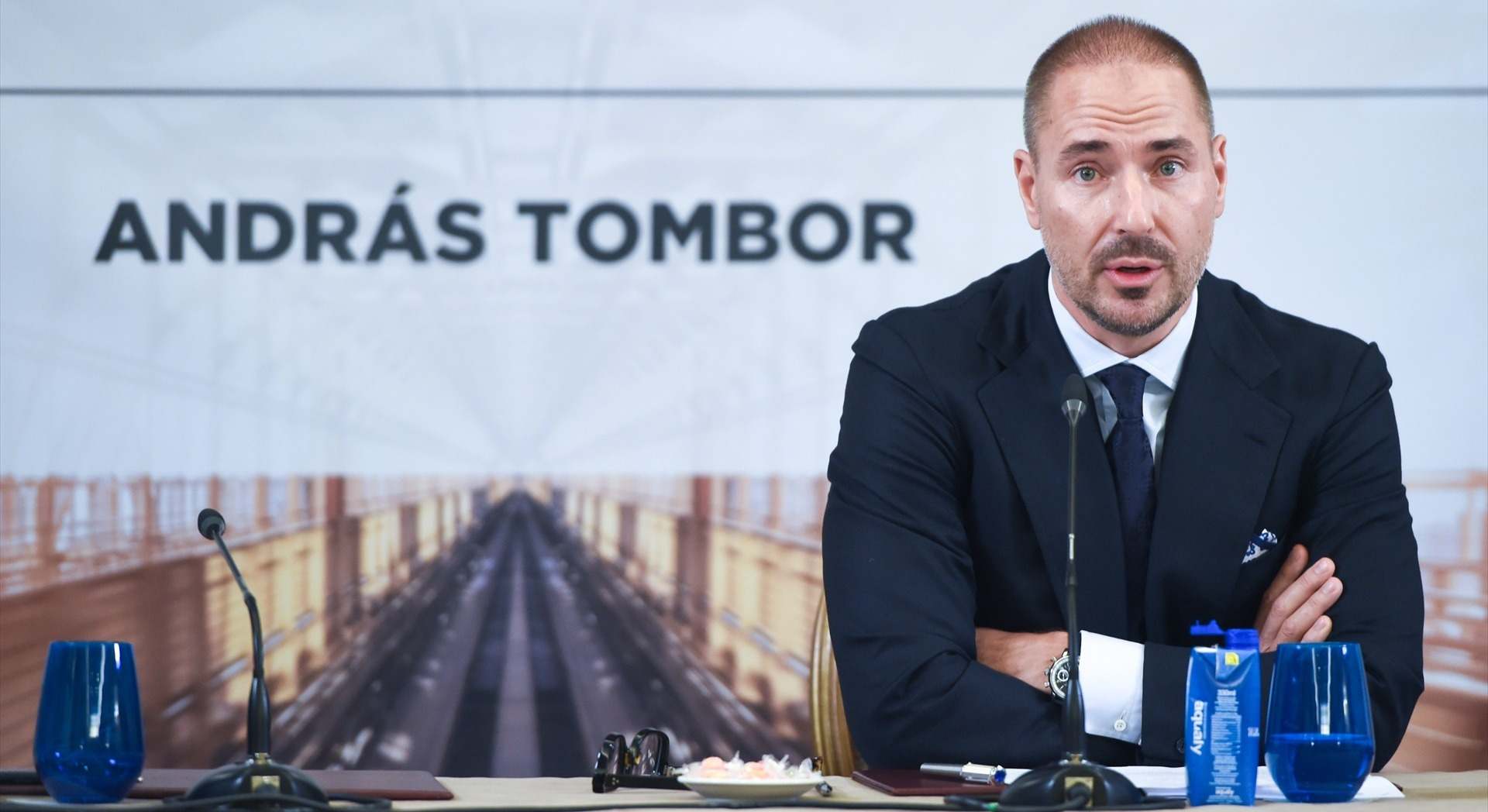 El portavoz de Ganz-MaVag, András Tombor. / Foto: Gustavo Valiente - Europa Press
