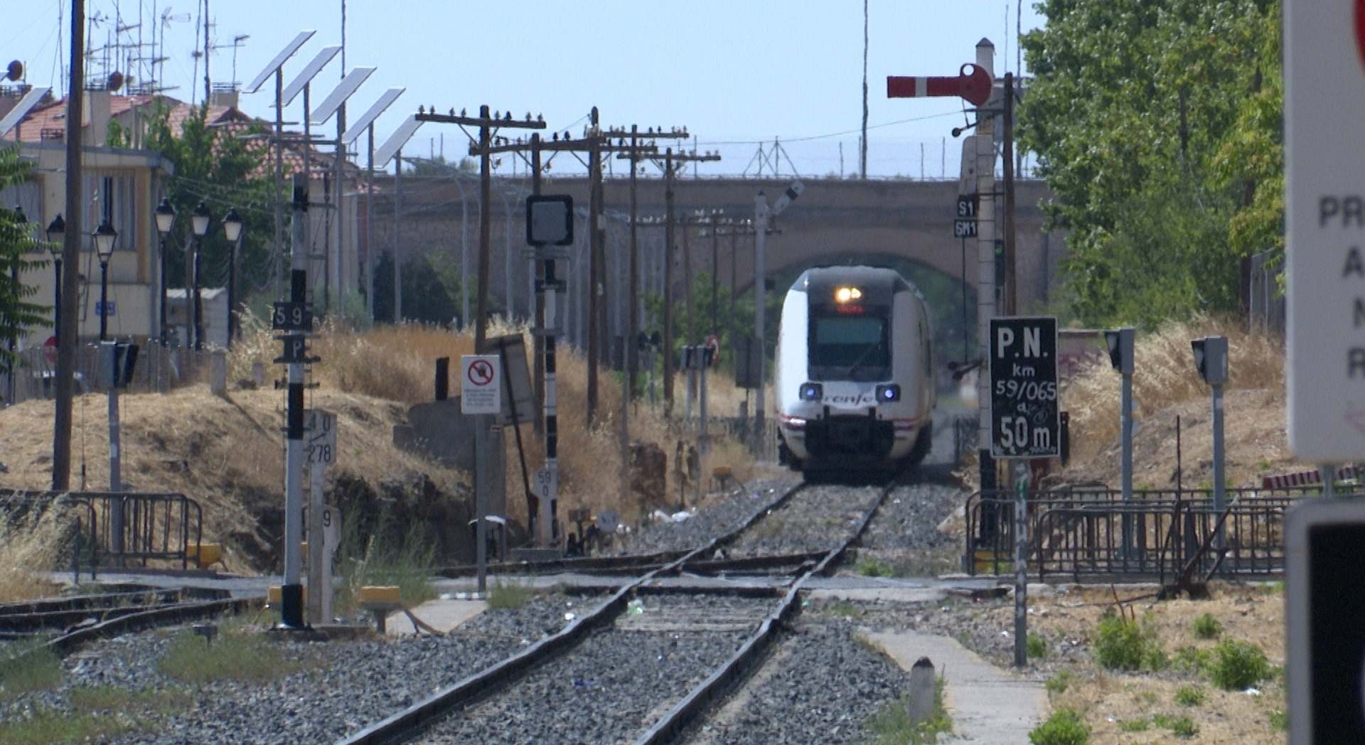 Último tren que circuló por la línea Aranjuez-Cuenca. / Europa Press