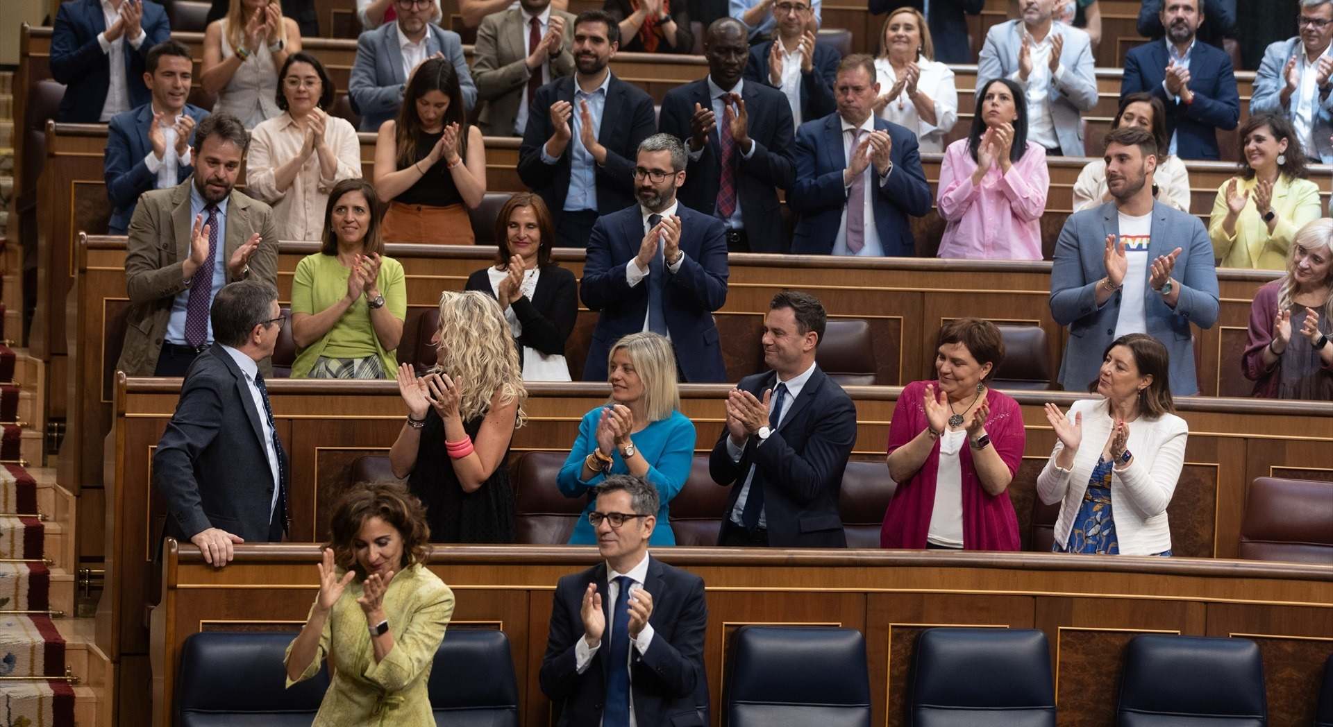 Bancada del PSOE en el Congreso | EP