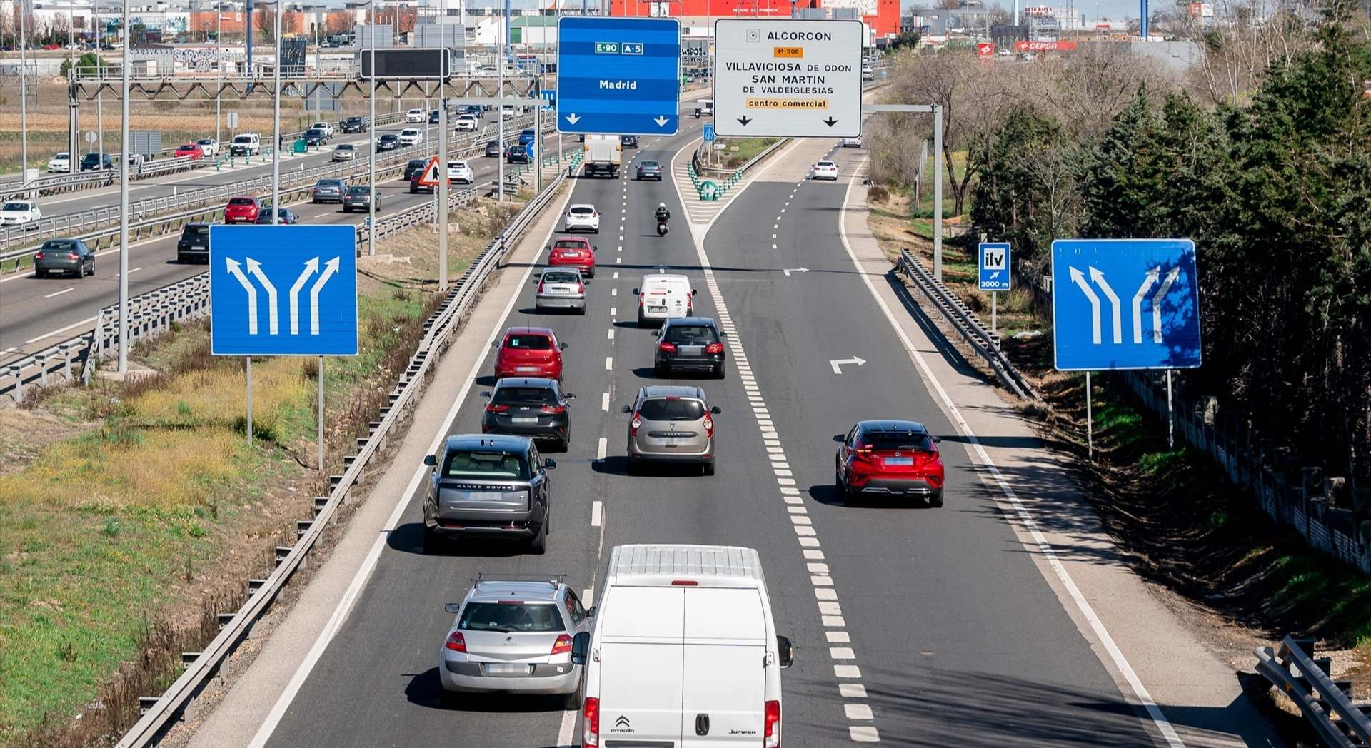 A-5 Madrid a la altura de Alcorcón