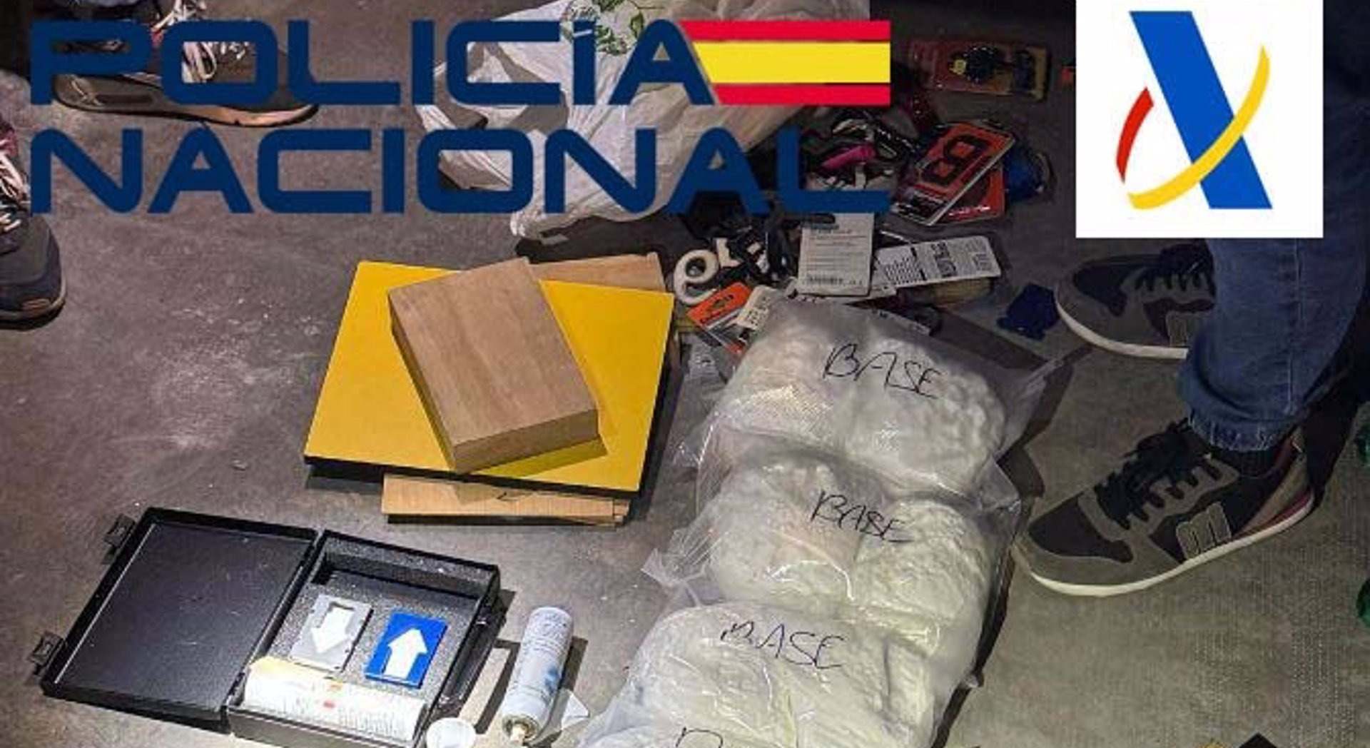 Droga intervenida - POLICÍA NACIONAL