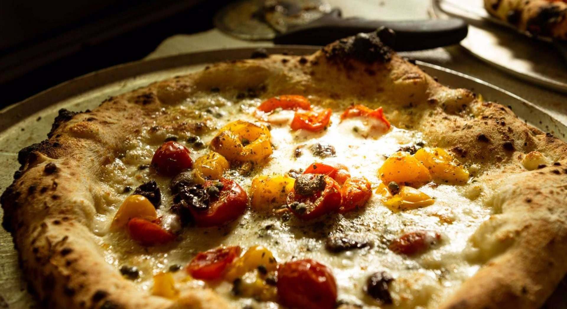 una de las pizzas premiadas en el 50 Top Pizza