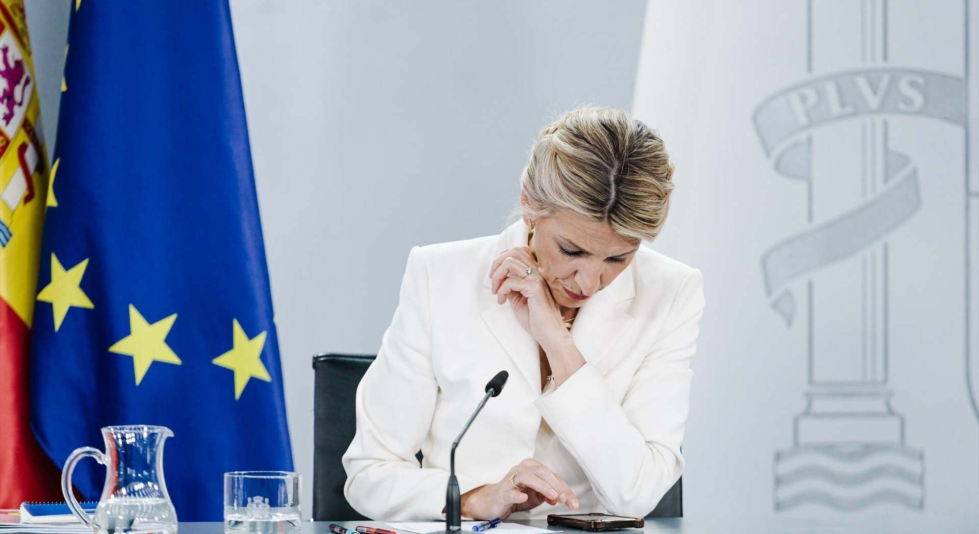 La ministra de Trabajo, Yolanda Díaz.