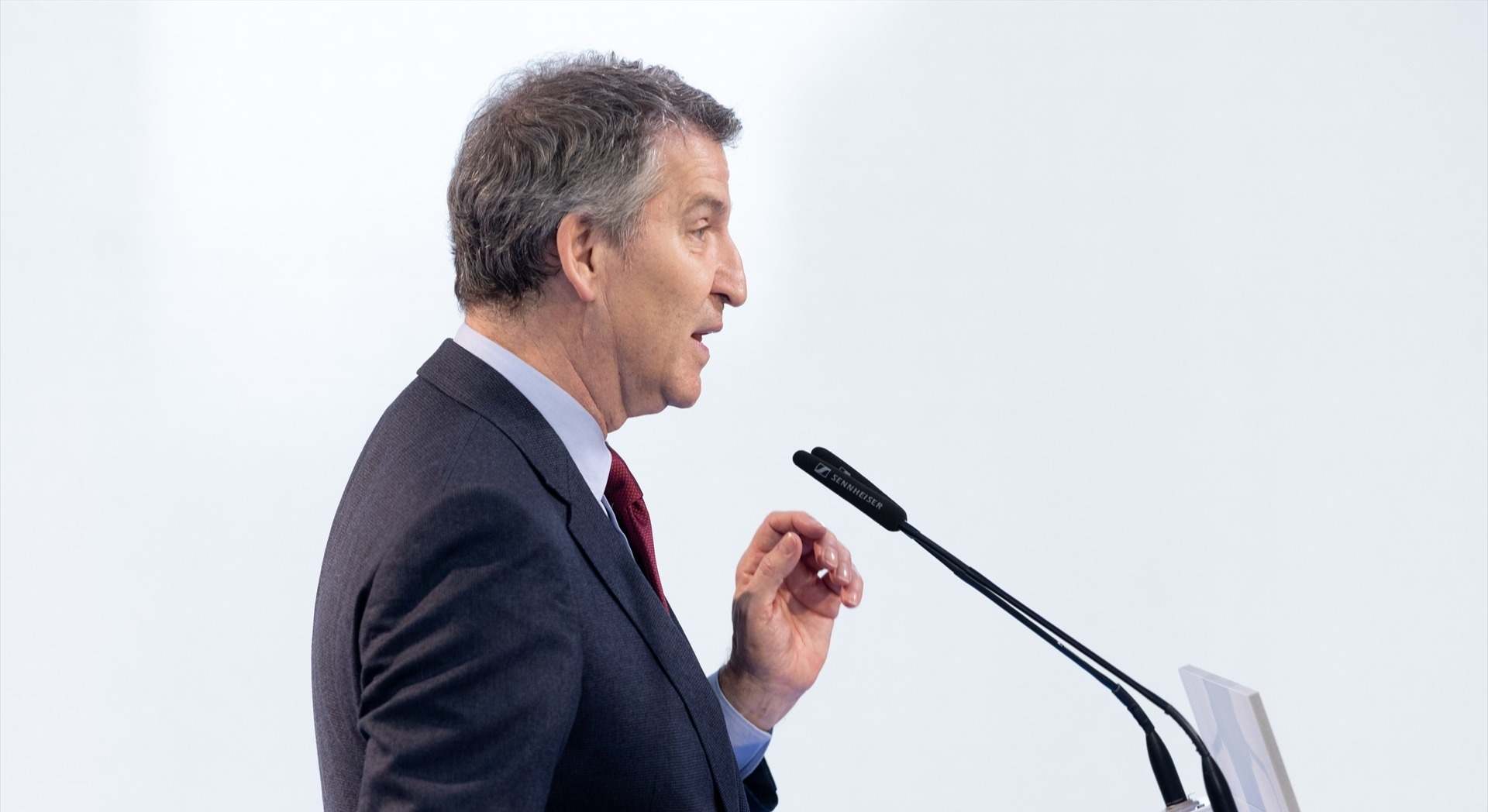 El presidente del PP, Alberto Núñez Feijóo.