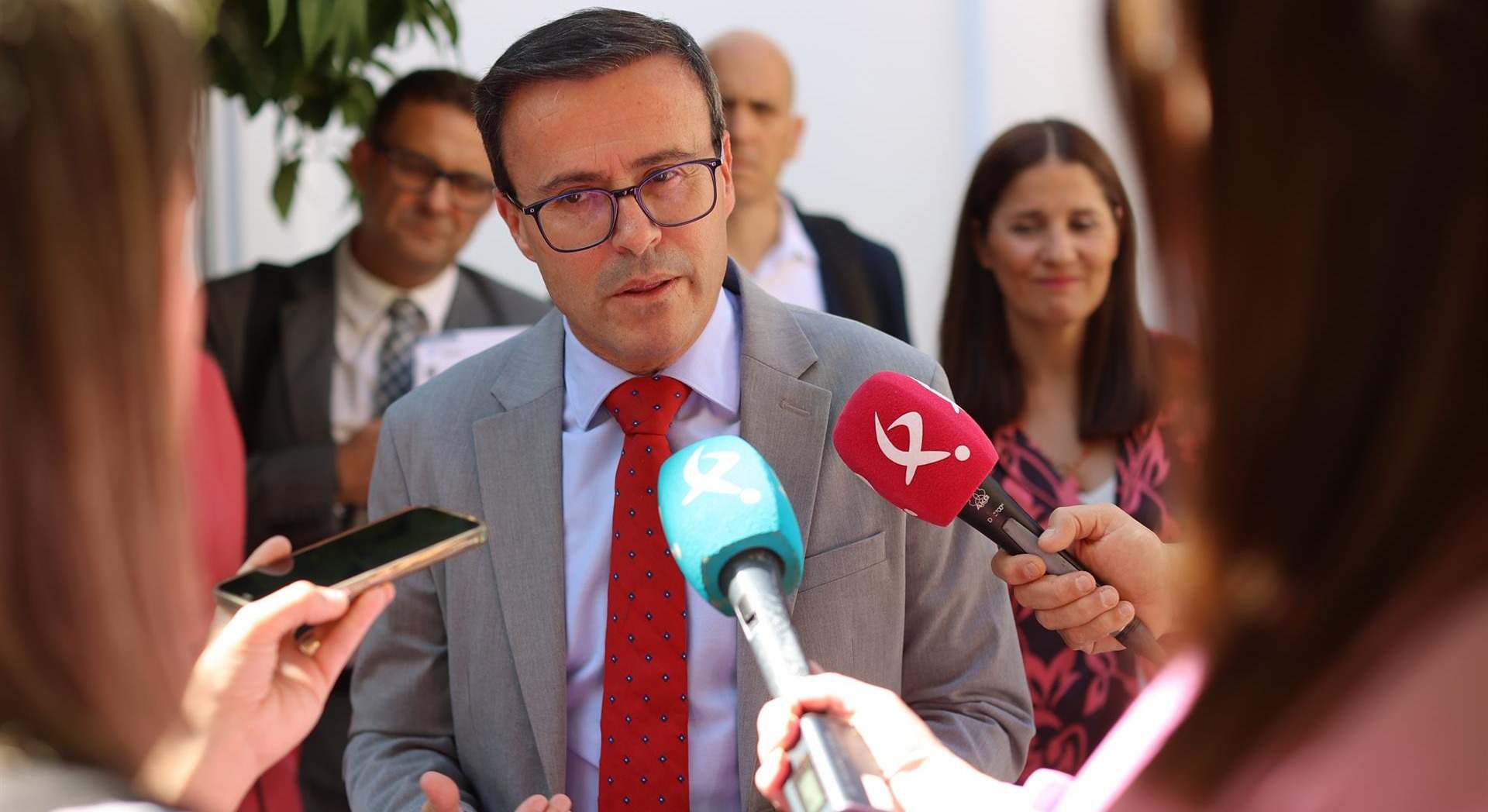 Miguel Ángel Gallardo, secretario general del PSOE de Extremadura