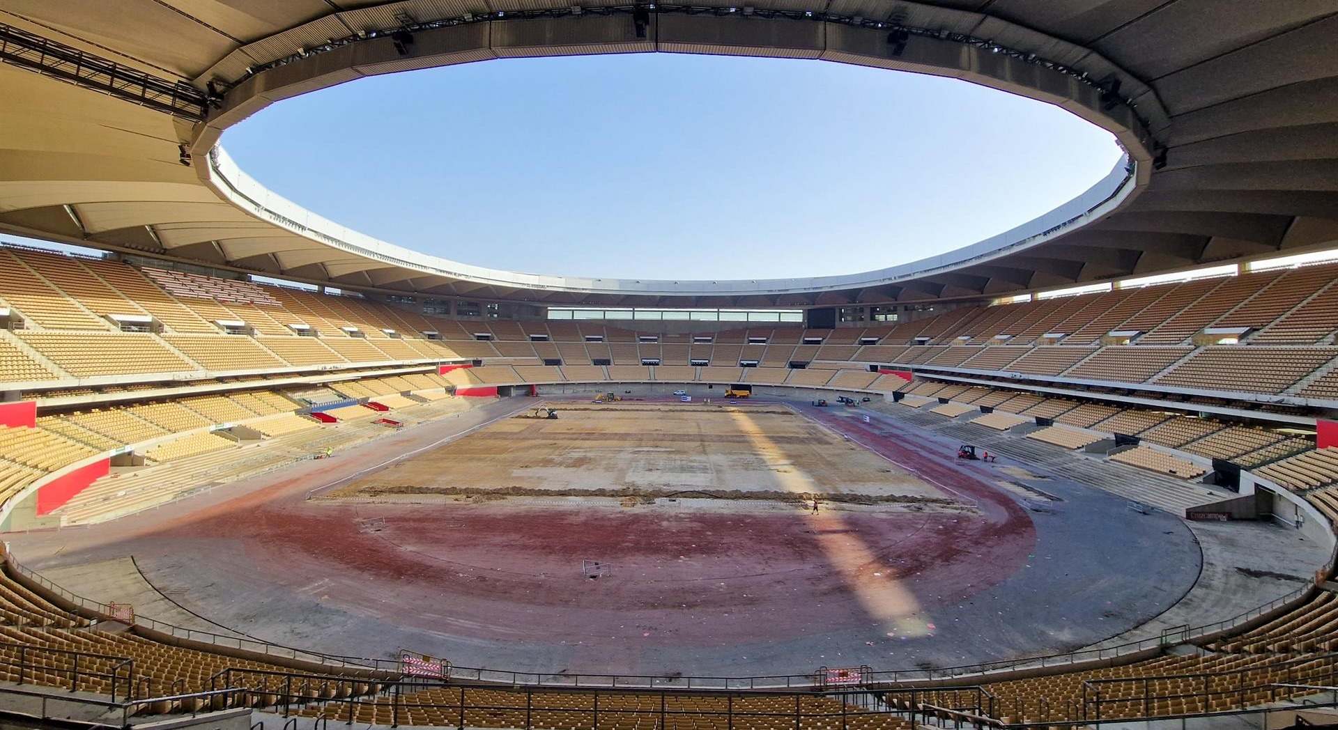 Aspecto actual del Estadio de La Cartuja.