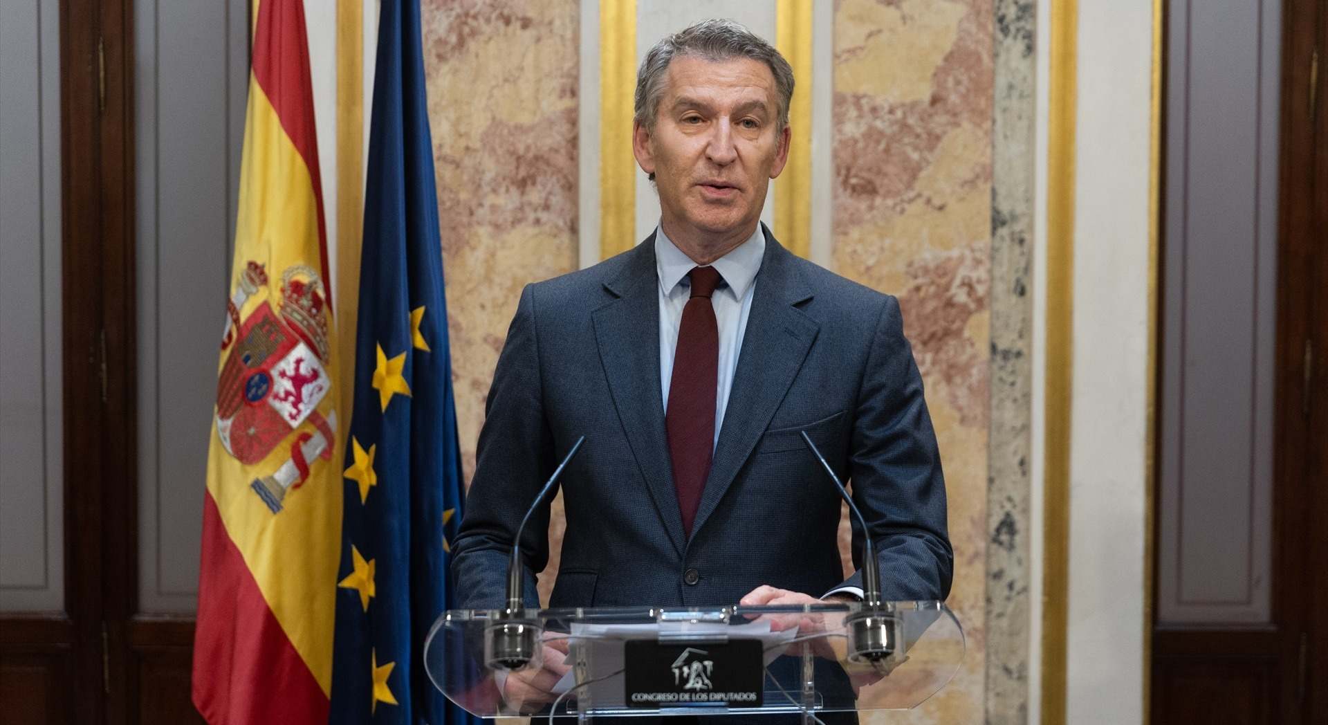 El líder del PP, Alberto Núñez Feijóo | EP