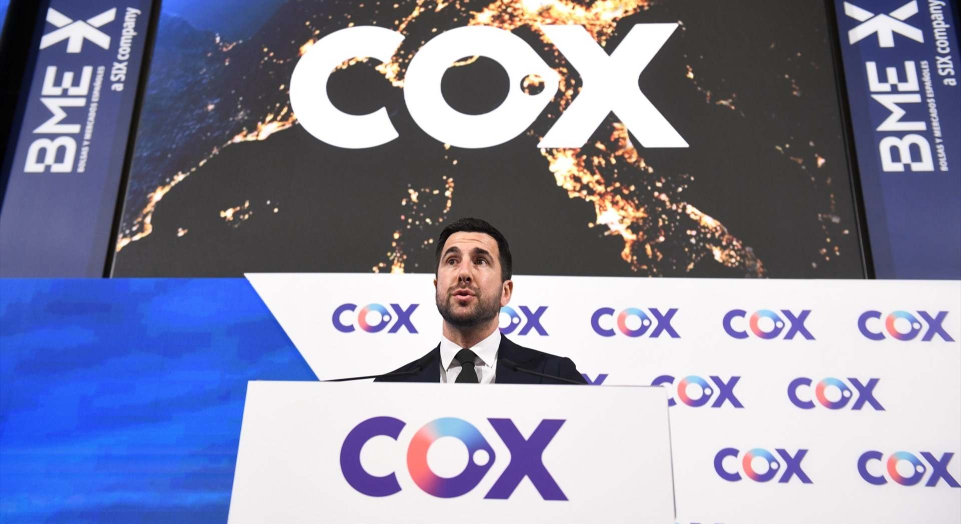 El presidente ejecutivo de Cox, Enrique Riquelme. EUROPA PRESS