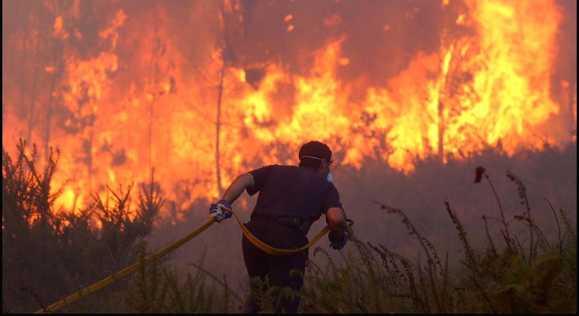 Incendio en España