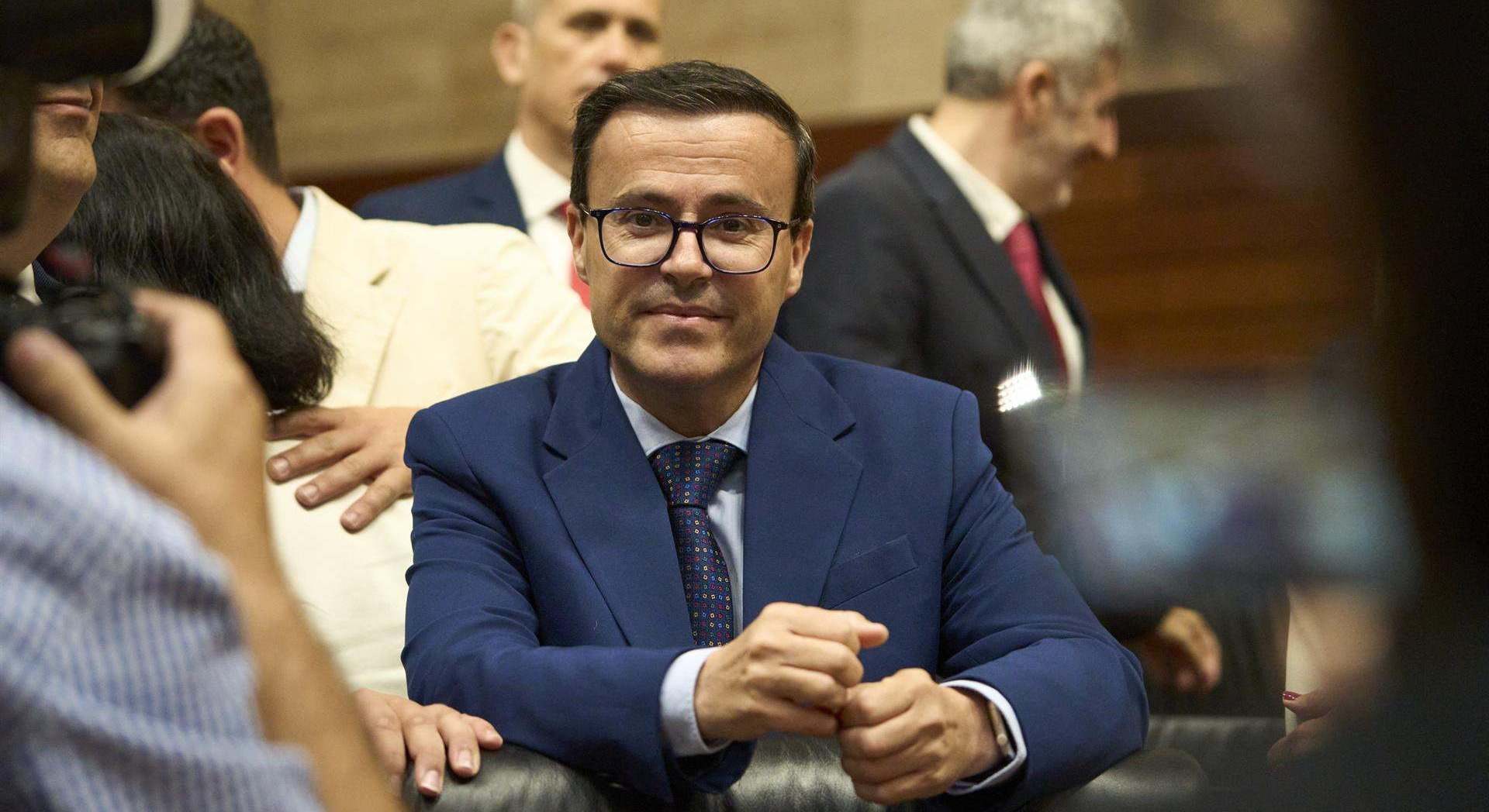 Miguel Ángel Gallardo, secretario general del PSOE de Extremadura