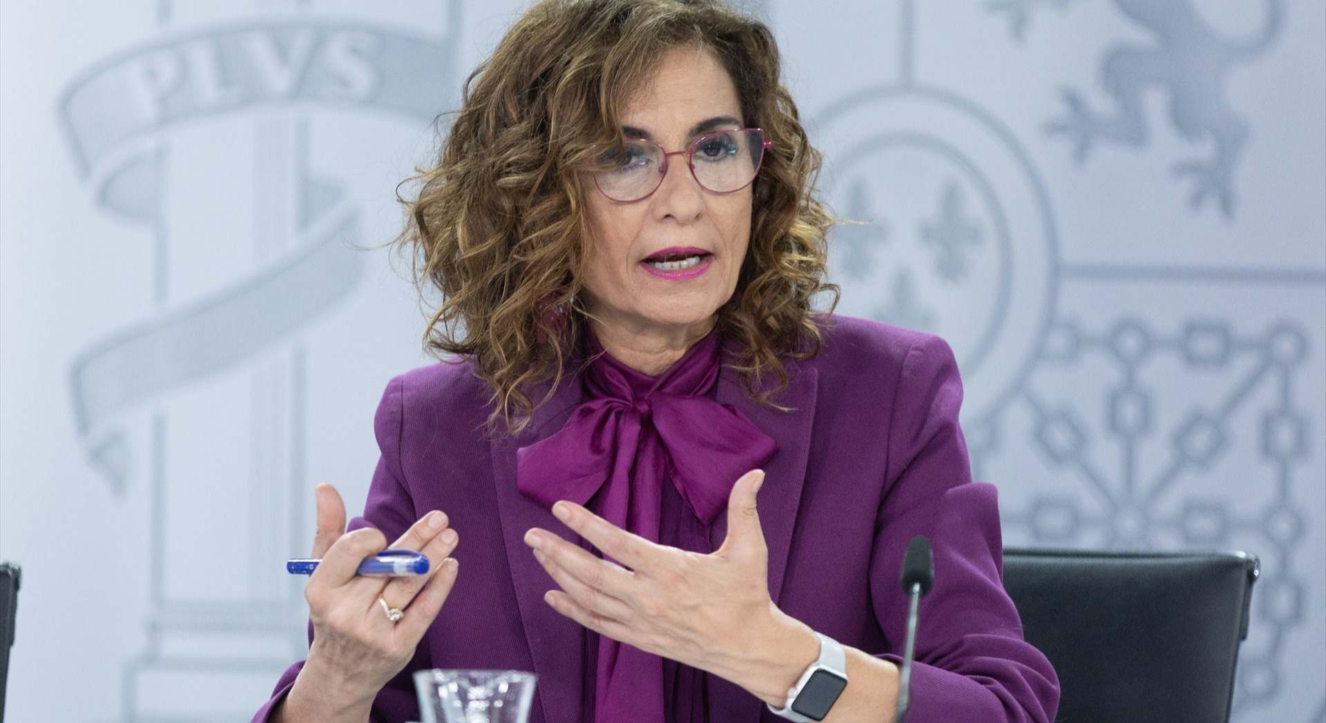 La vicepresidenta primera y ministra de Hacienda, María Jesús Montero | EFE