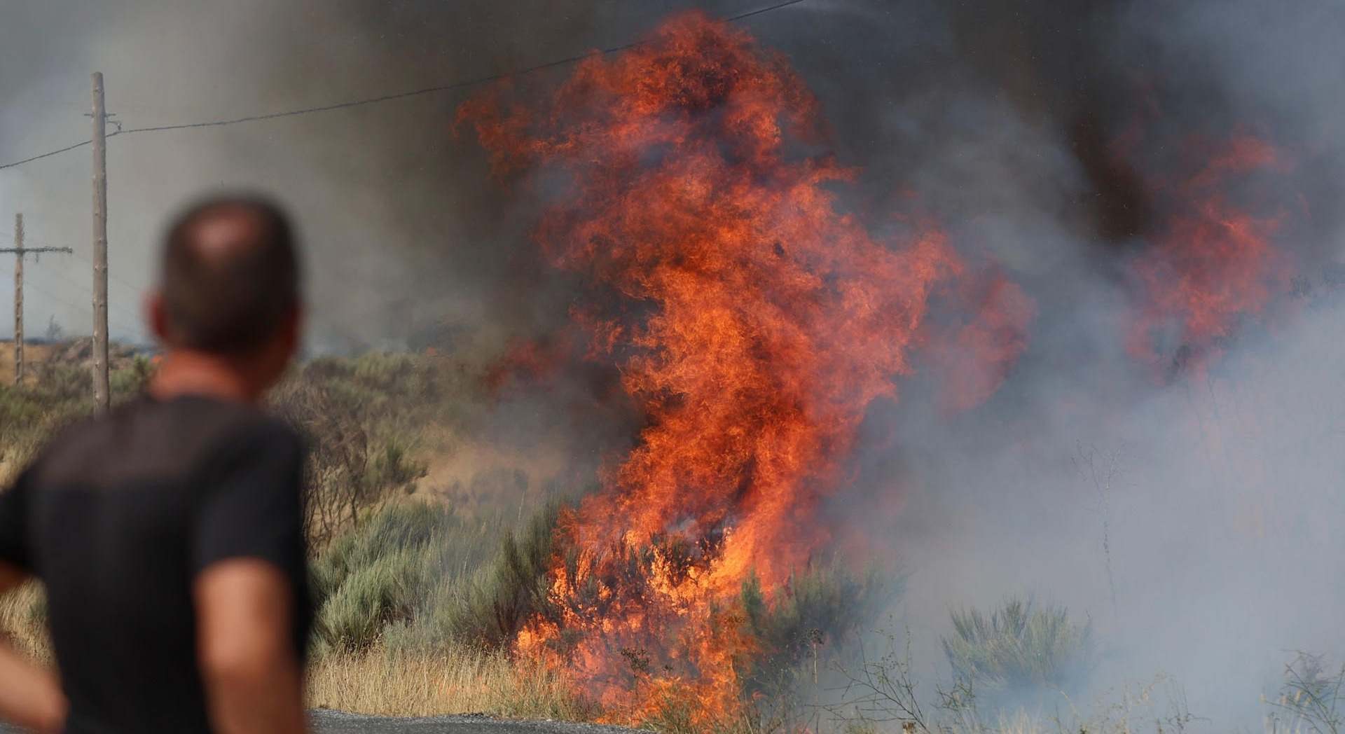 Incendio en Ourense
