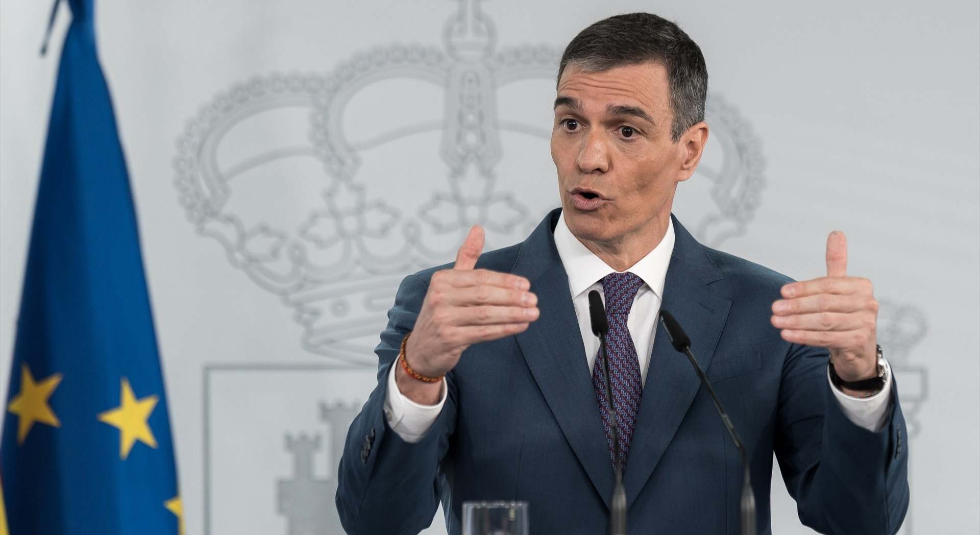El presidente del Gobierno, Pedro Sánchez