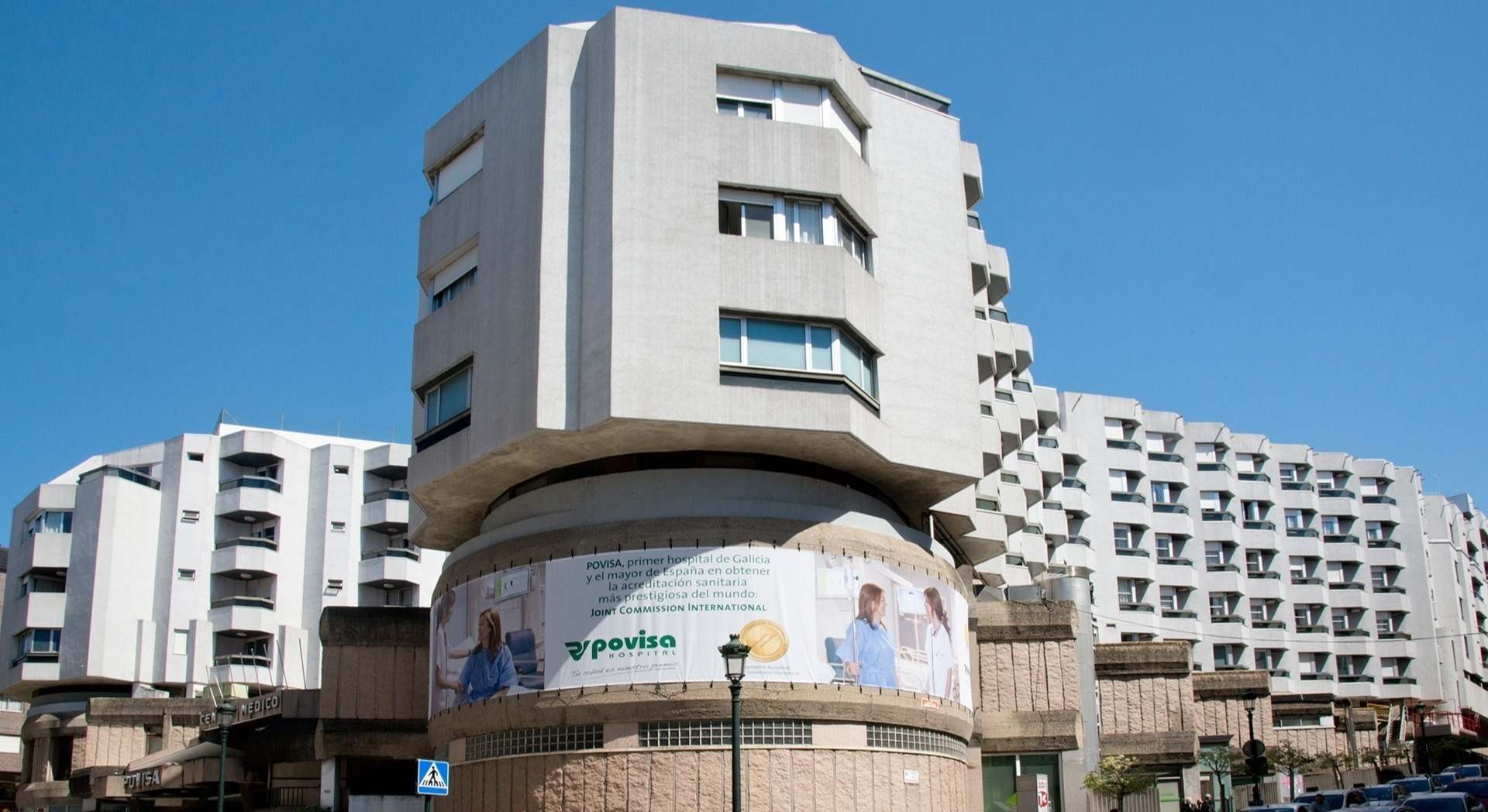 Fachada del Hospital Povisa de Vigo