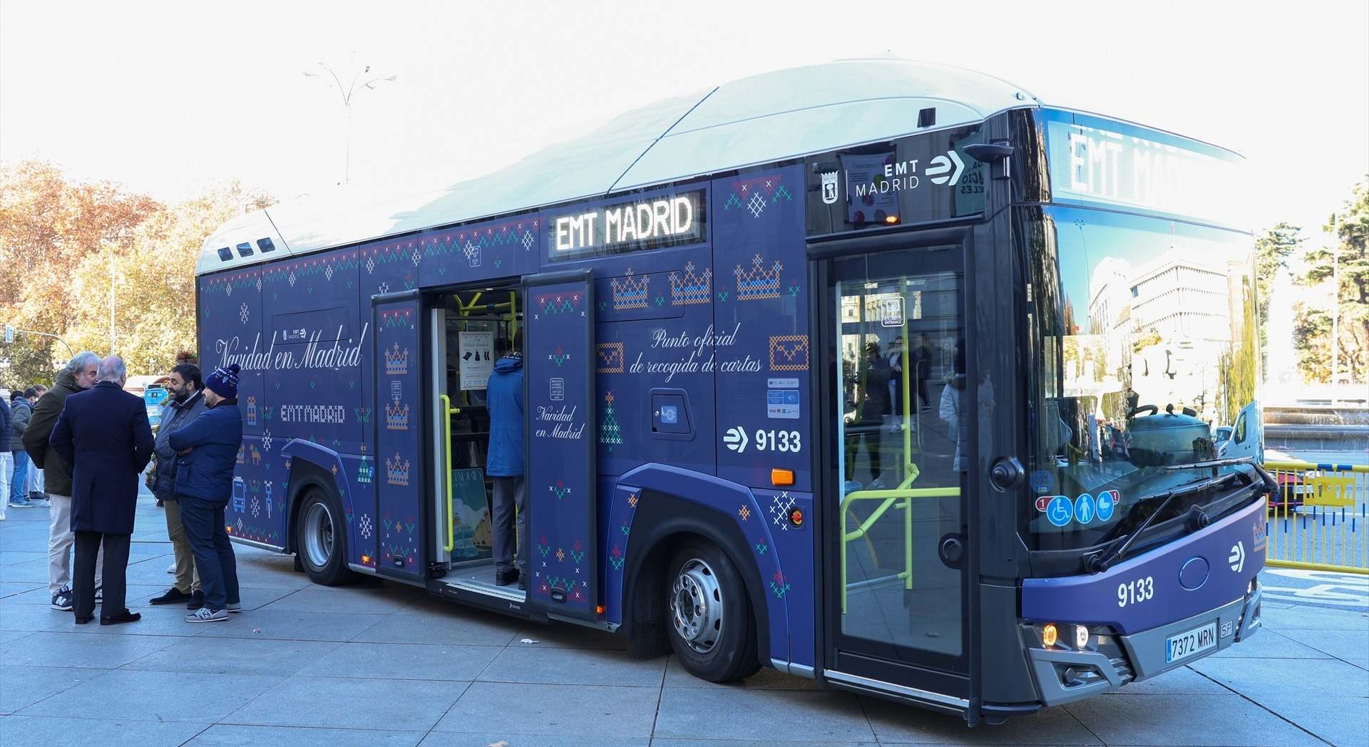 Autobús de Navidad de la EMT Madrid