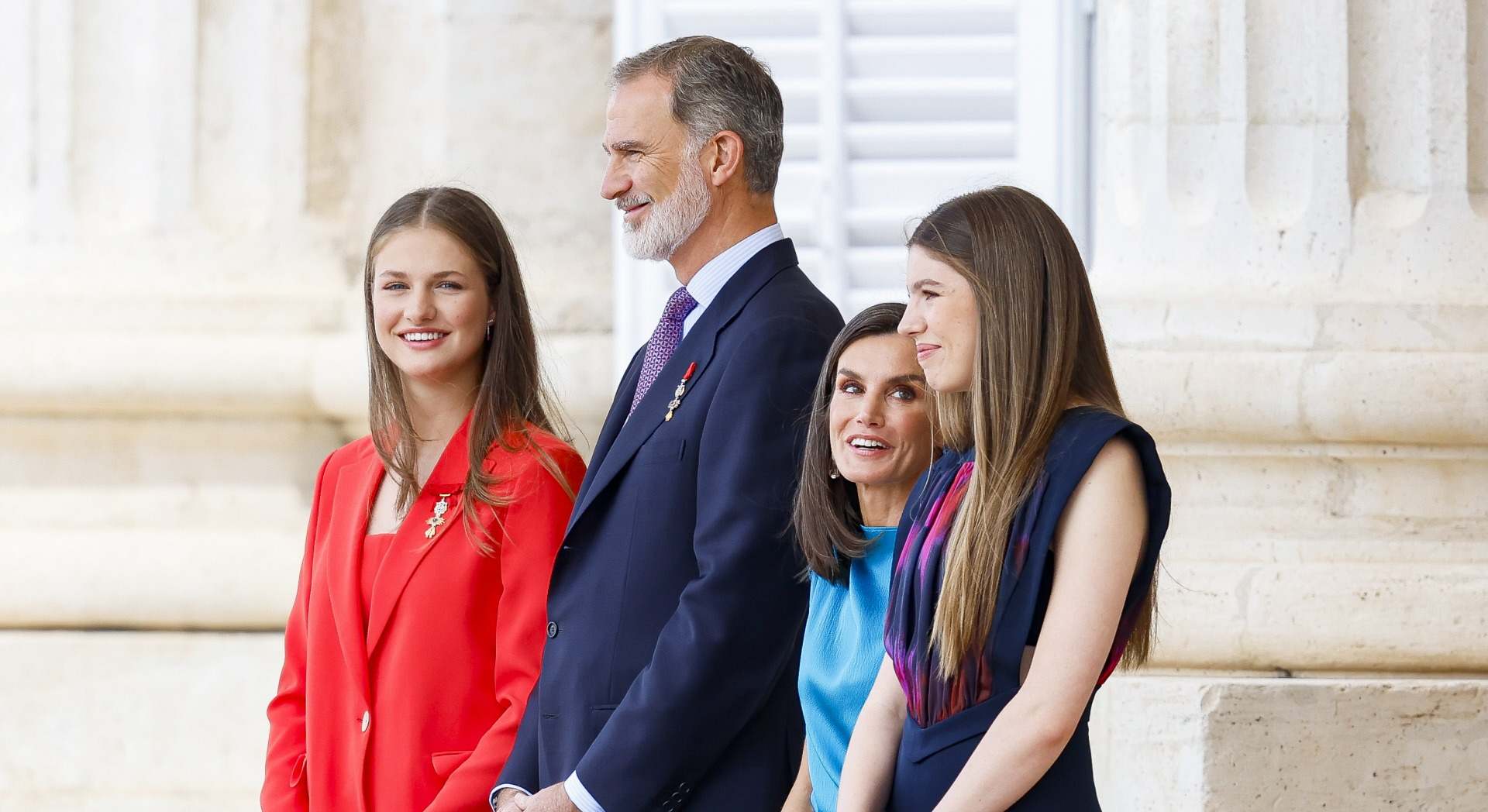 La familia Real en el décimo aniversario de la coronación de Felipe VI