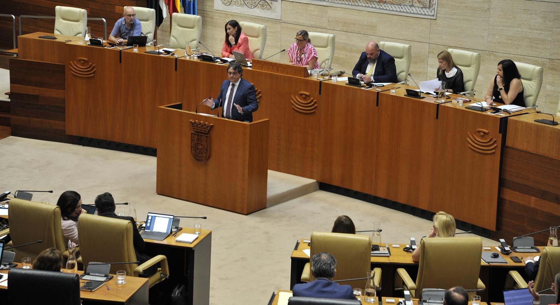 El presidente del Grupo Parlamentario Socialista, José María Vergeles