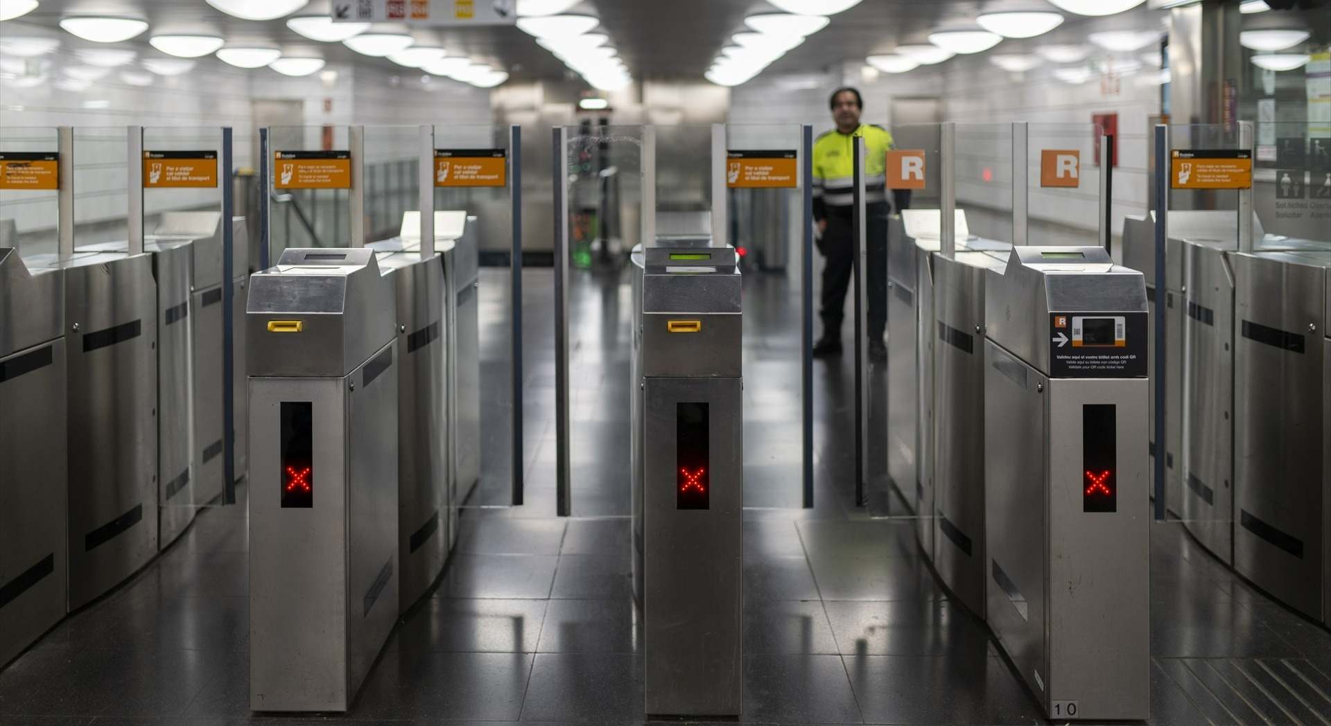 Estaciones cerradas en Barcelona. / Europa Press