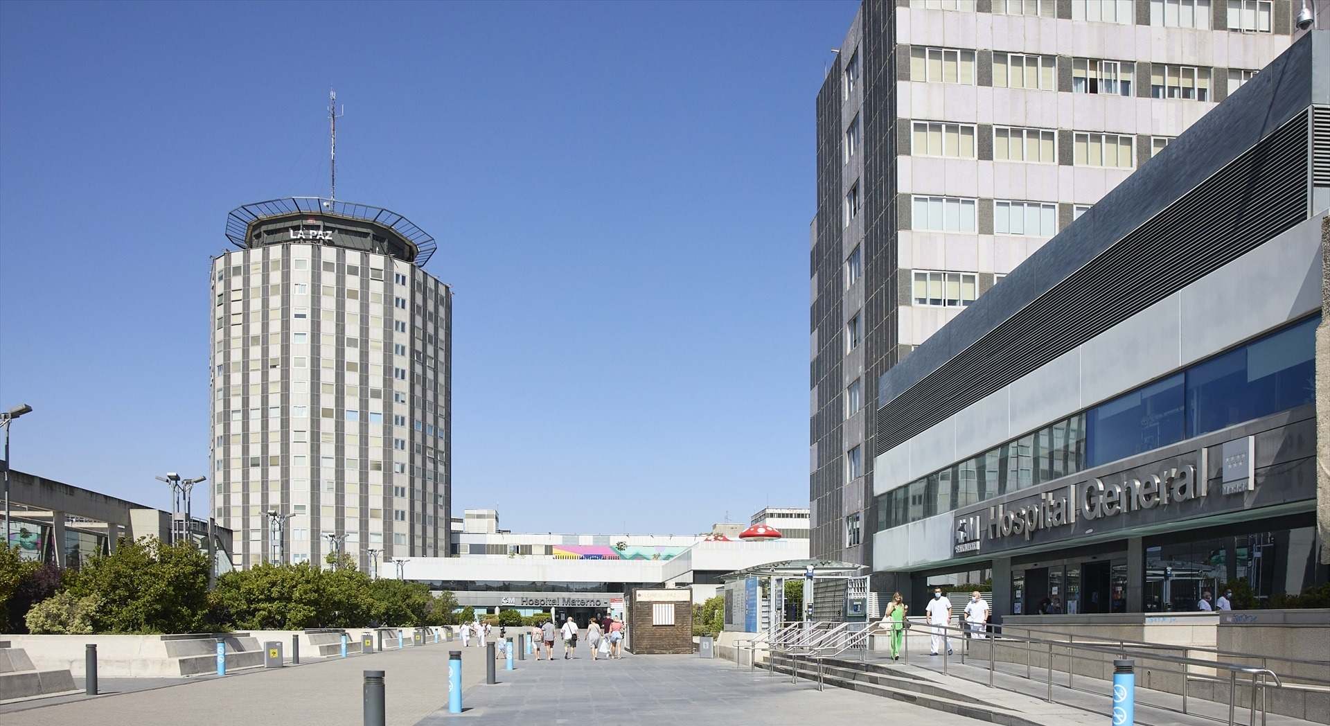 Fachada del Hospital Universitario La Paz