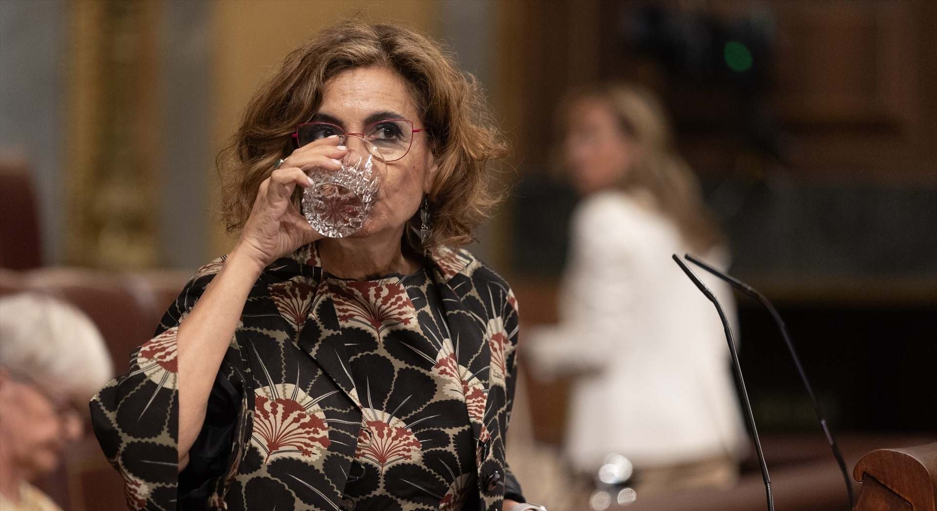 La ministra de Transición Ecológica, Sara Aagesen, la ministra de Hacienda, Mª Jesús Montero, y la ministra portavoz, Pilar Alegría.